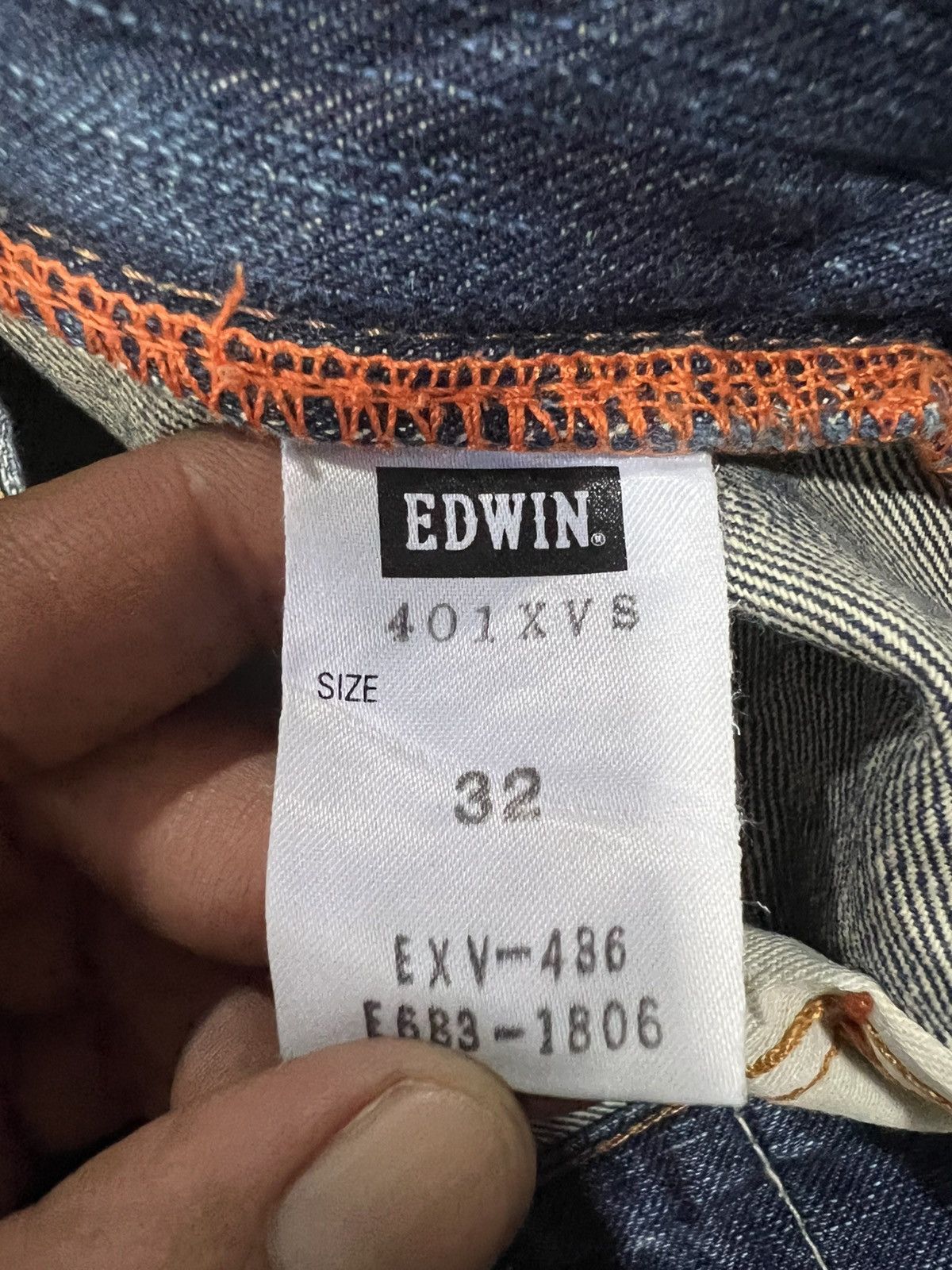 Edwin 🔥Edwin Exclusive Vintage Flared Distressed Denim Size US 34 / EU 50 - 18 Thumbnail