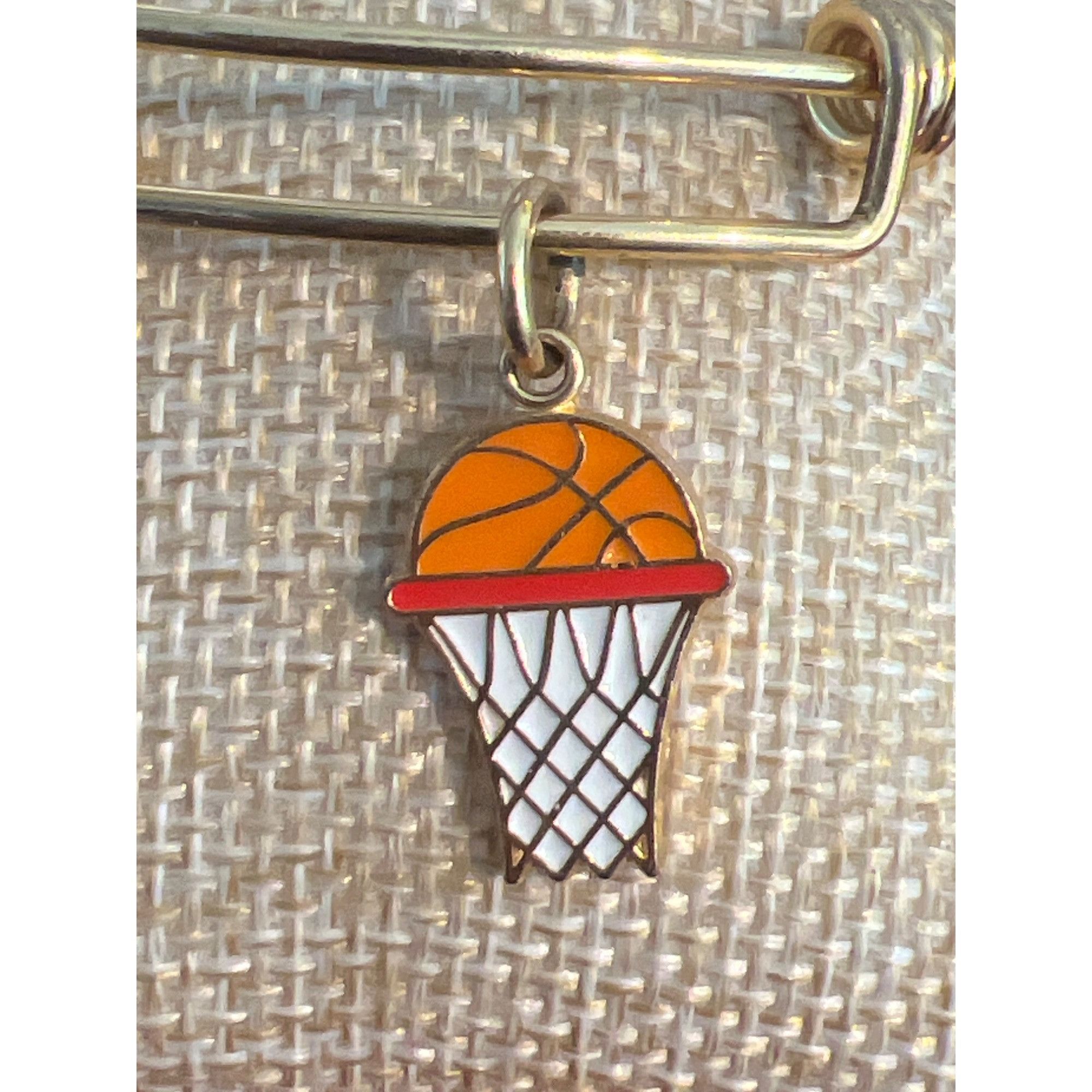 Other Basketball Hoop Charm Gold Tone Bangle Bracelet Halos Glorie Size ONE SIZE - 2 Thumbnail