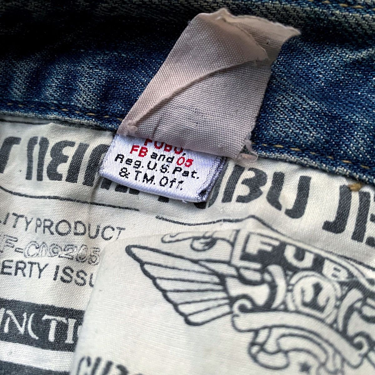 Fubu × JNCO × Southpole 2000s Rare Fubu Wide Leg Distressed Wash Baggy Jeans Y2K Size US 32 / EU 48 - 8 Thumbnail