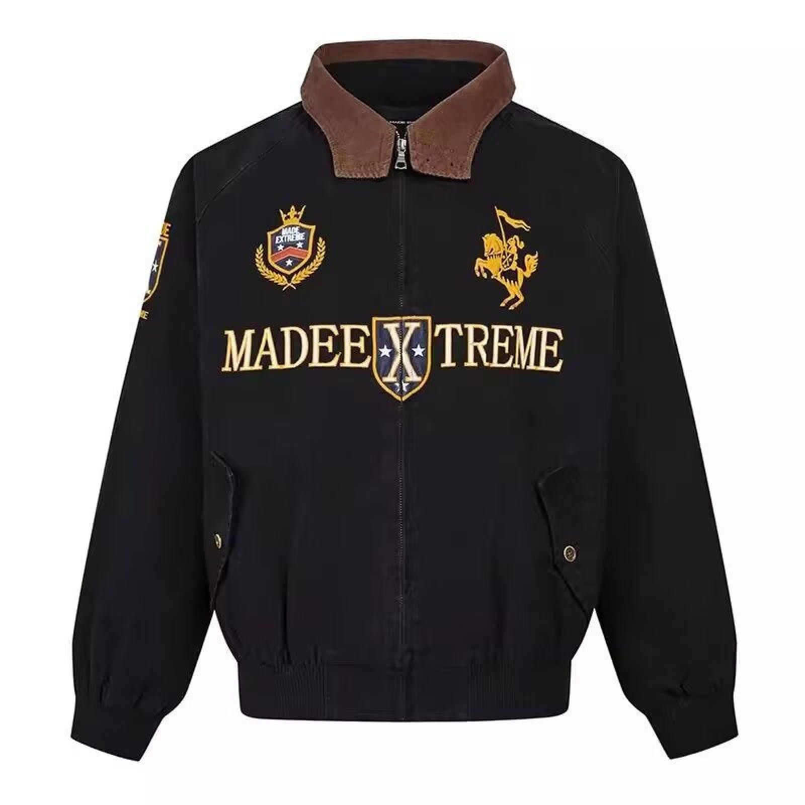 Japanese Brand Navy Blue Utility Jacket with Embroidered Patches Size US M / EU 48-50 / 2 - 5 Thumbnail