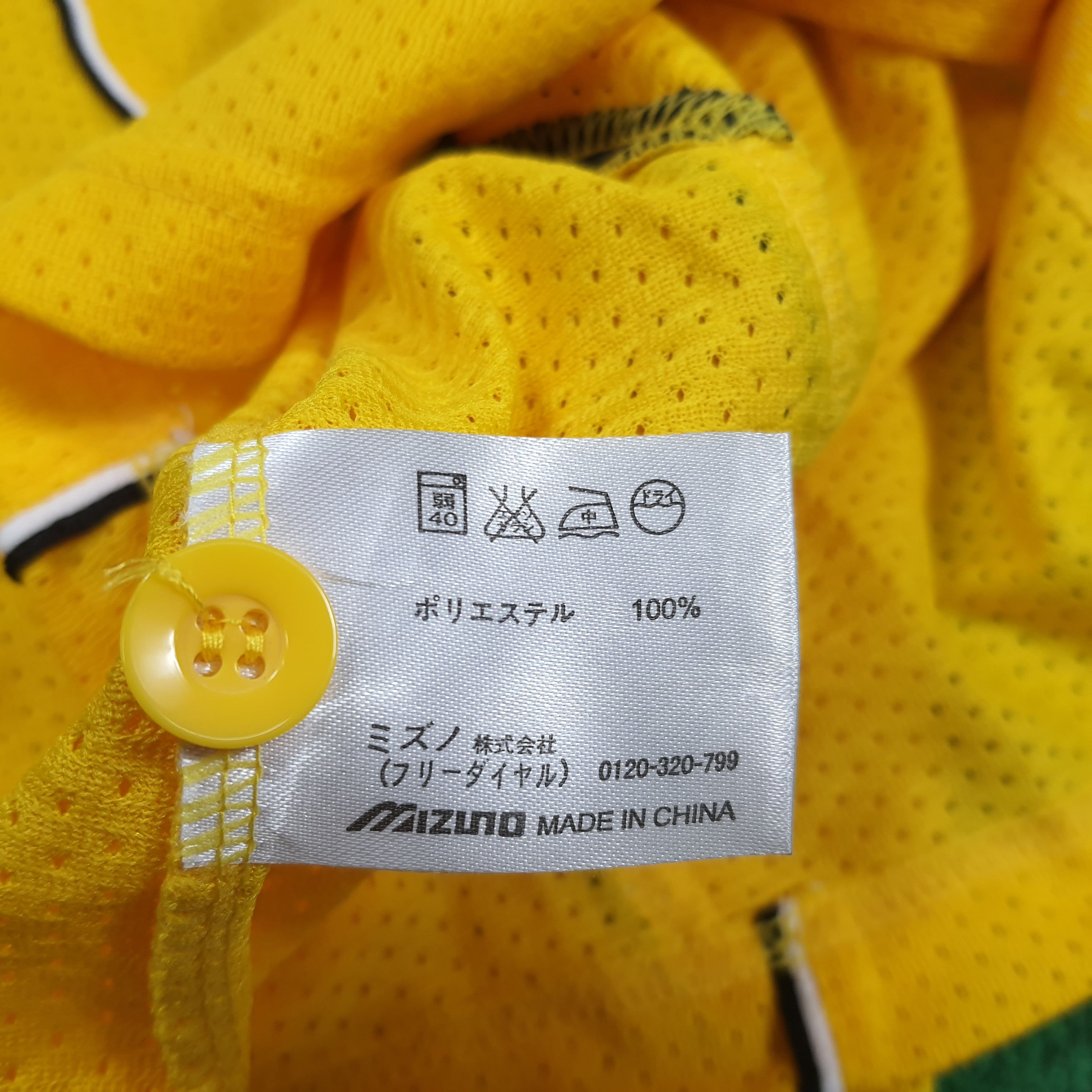 Mizuno Vintage Mizuno Hanshin Tigers Baseball Jersey C294N28 Size US M / EU 48-50 / 2 - 7 Thumbnail