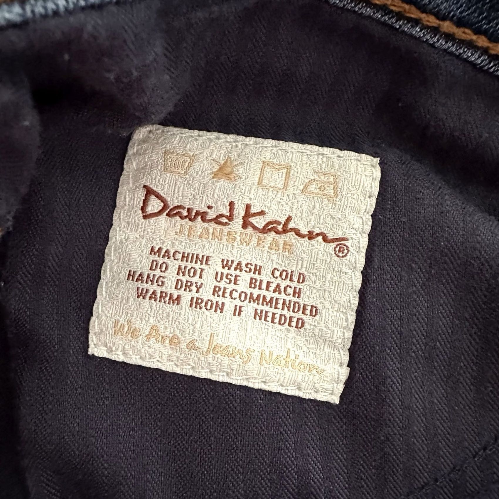 Vintage David Kahn Straight Jeans Women’s 8 Distressed Mid Blue Denim 32x33 USA Tradi tion: Jeans Womens XS-? Size 24" / US 00 / IT 34 - 6 Thumbnail