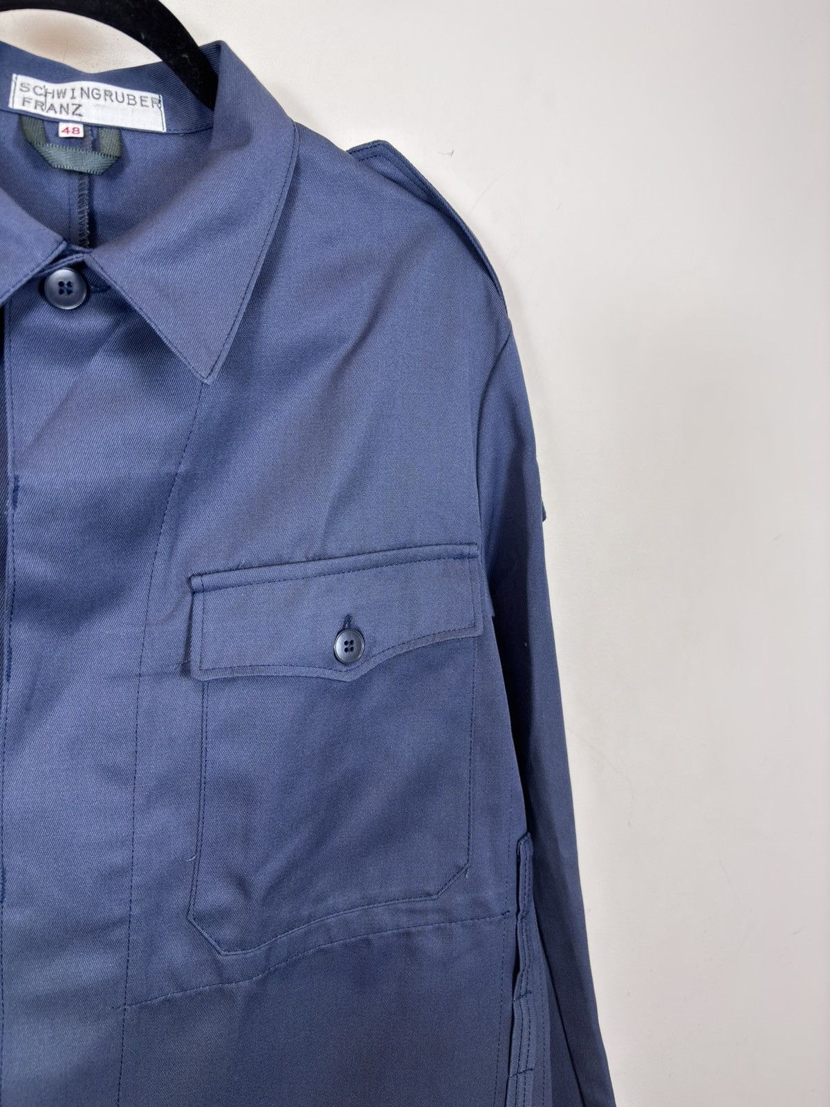 Other Vintage German Workwear Blue Utility Jacket Chore Coat Size US M / EU 48-50 / 2 - 5 Thumbnail