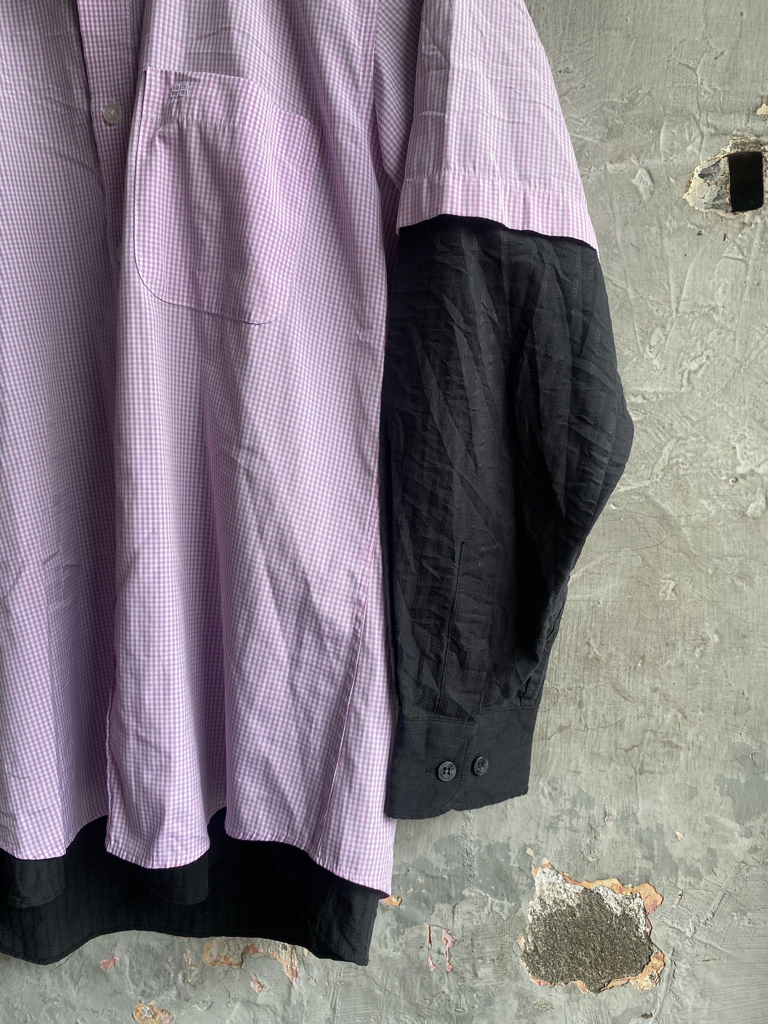 Balenciaga Balenciaga Hybrid Double Layer Shirt Size US M / EU 48-50 / 2 - 5 Thumbnail