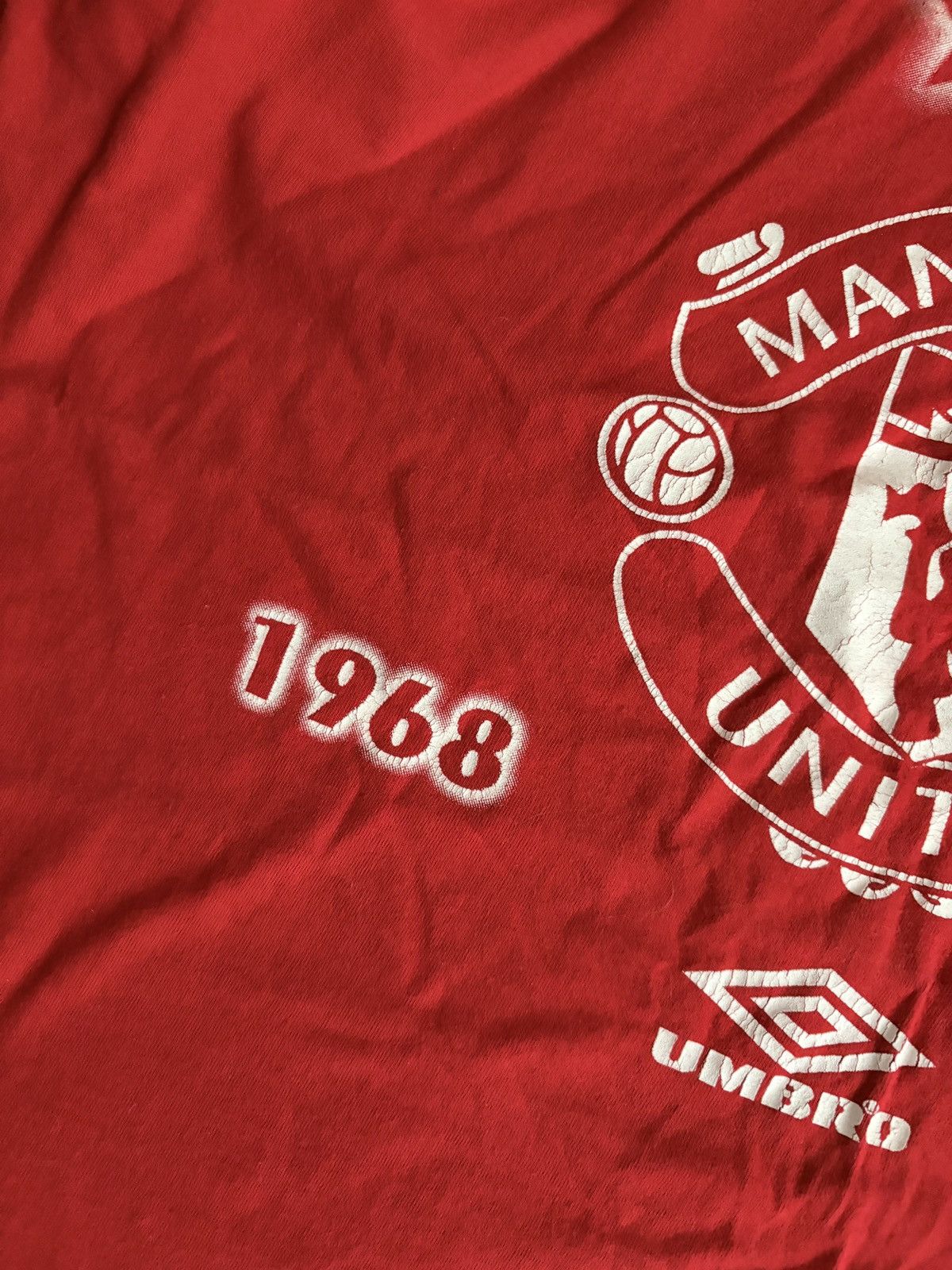 Umbro Vintage 1999 Umbro Manchester United Champions Of Europe Tee Size US M / EU 48-50 / 2 - 5 Thumbnail