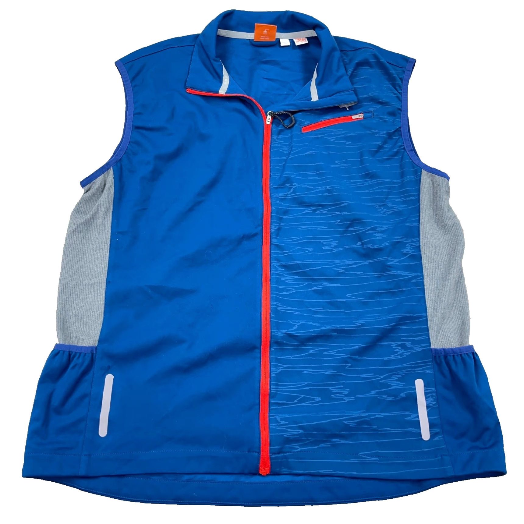 Puma PUMA Golf Jacket Windbreaker Zip Vest Men XL Royal Blue Full Zip Windbreaker Activewear Casual Travel Size US XL / EU 56 / 4 - 2 Thumbnail