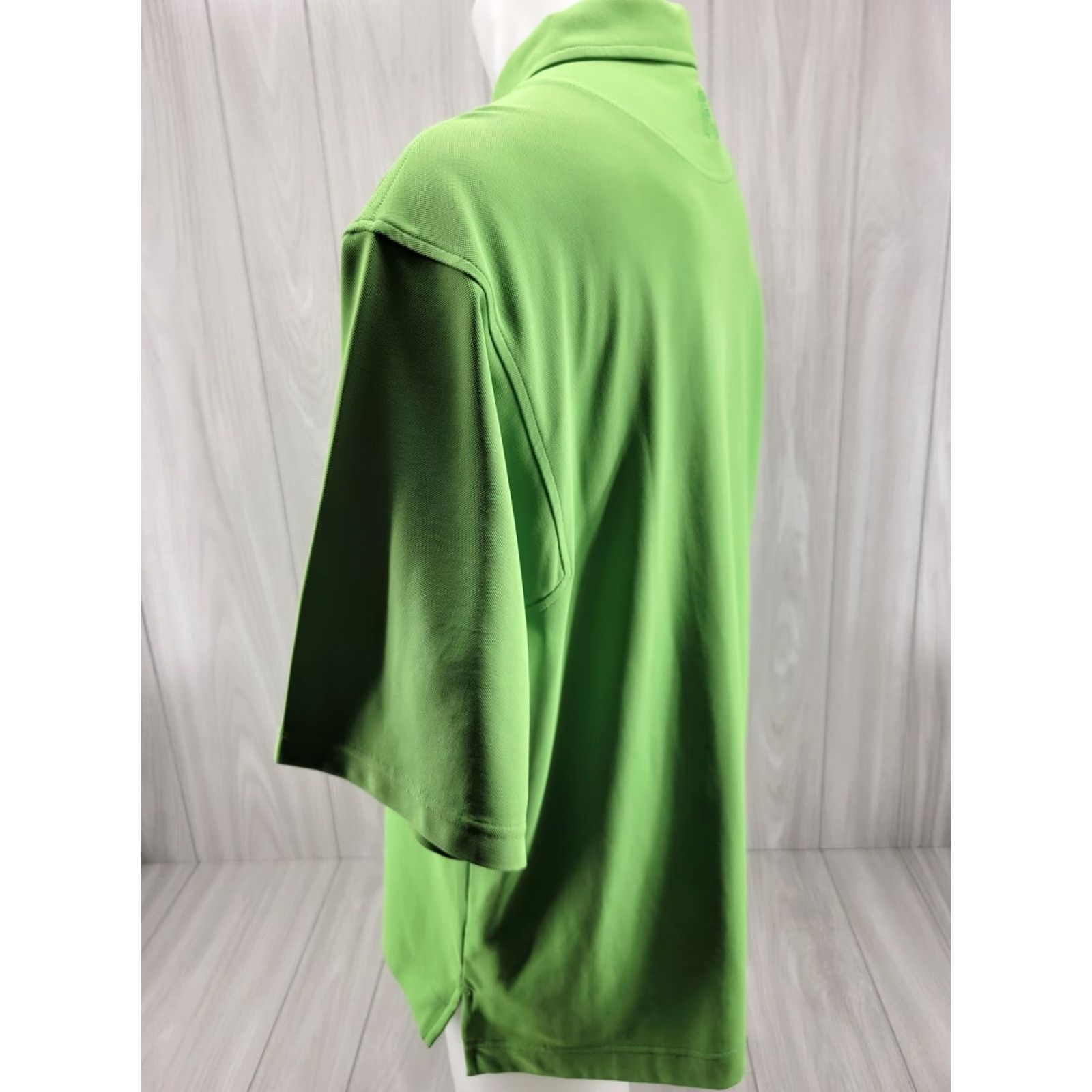 Footjoy FootJoy Polo Shirt Mens Lime Green Size Large Golf Shirt Short Sleeve Collared Button Logo Size US L / EU 52-54 / 3 - 7 Thumbnail