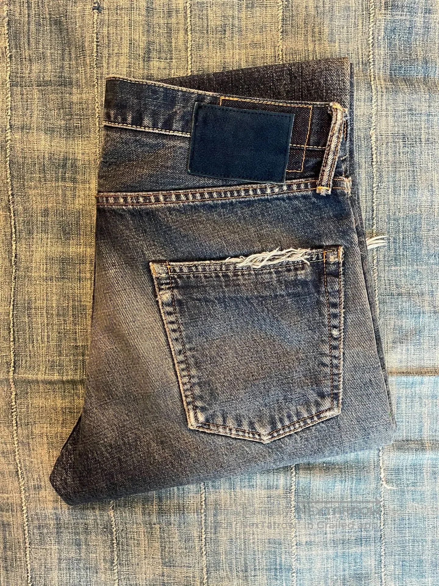 Visvim VISVIM 19AW Distressed Blue Jeans. Size US 34 / EU 50 - 5 Thumbnail