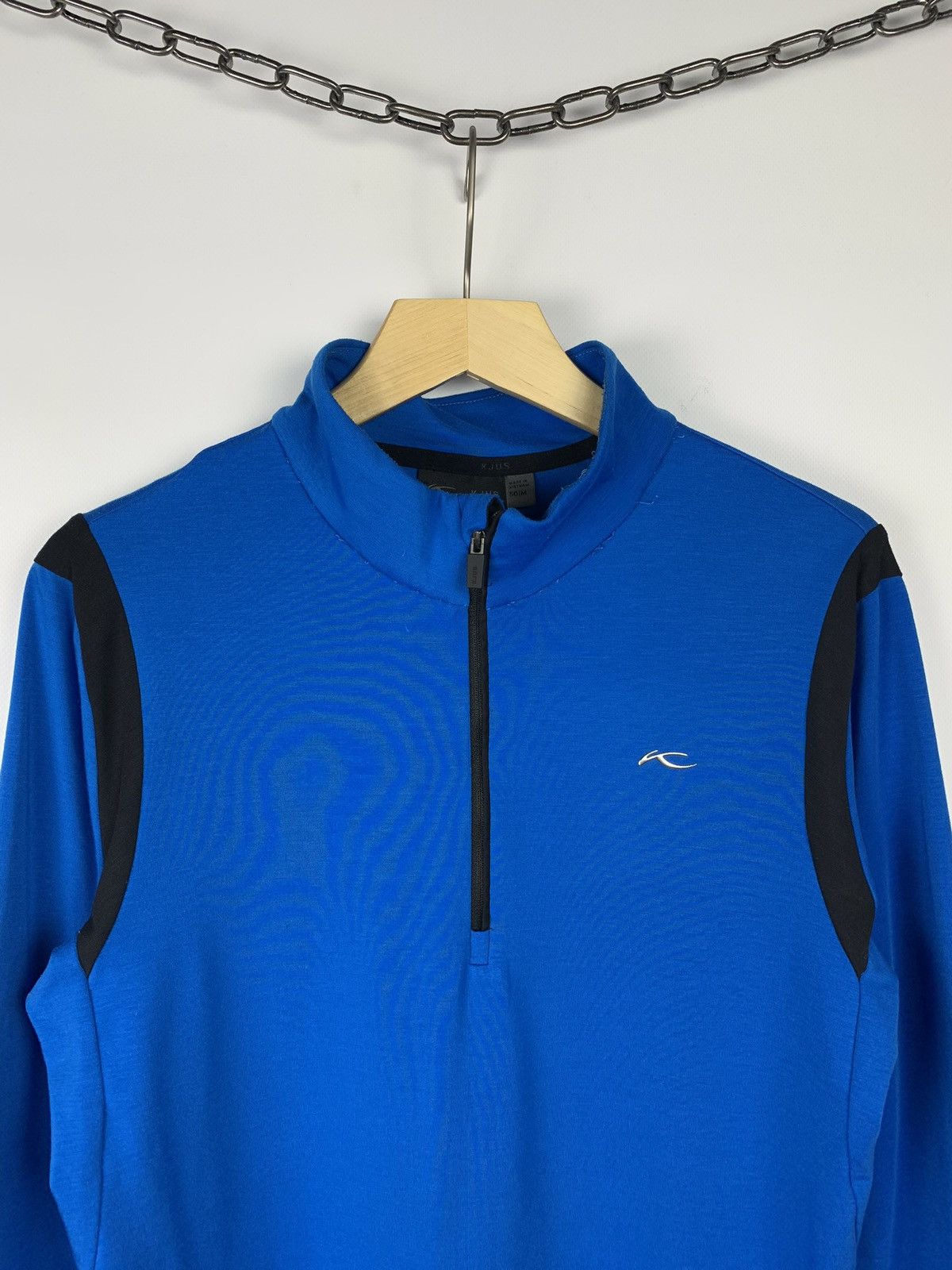 KJUS Kjus 1/3 Zip Baselayer Long Sleeve T-Shirt Size M Blue Size US M / EU 48-50 / 2 - 2 Thumbnail