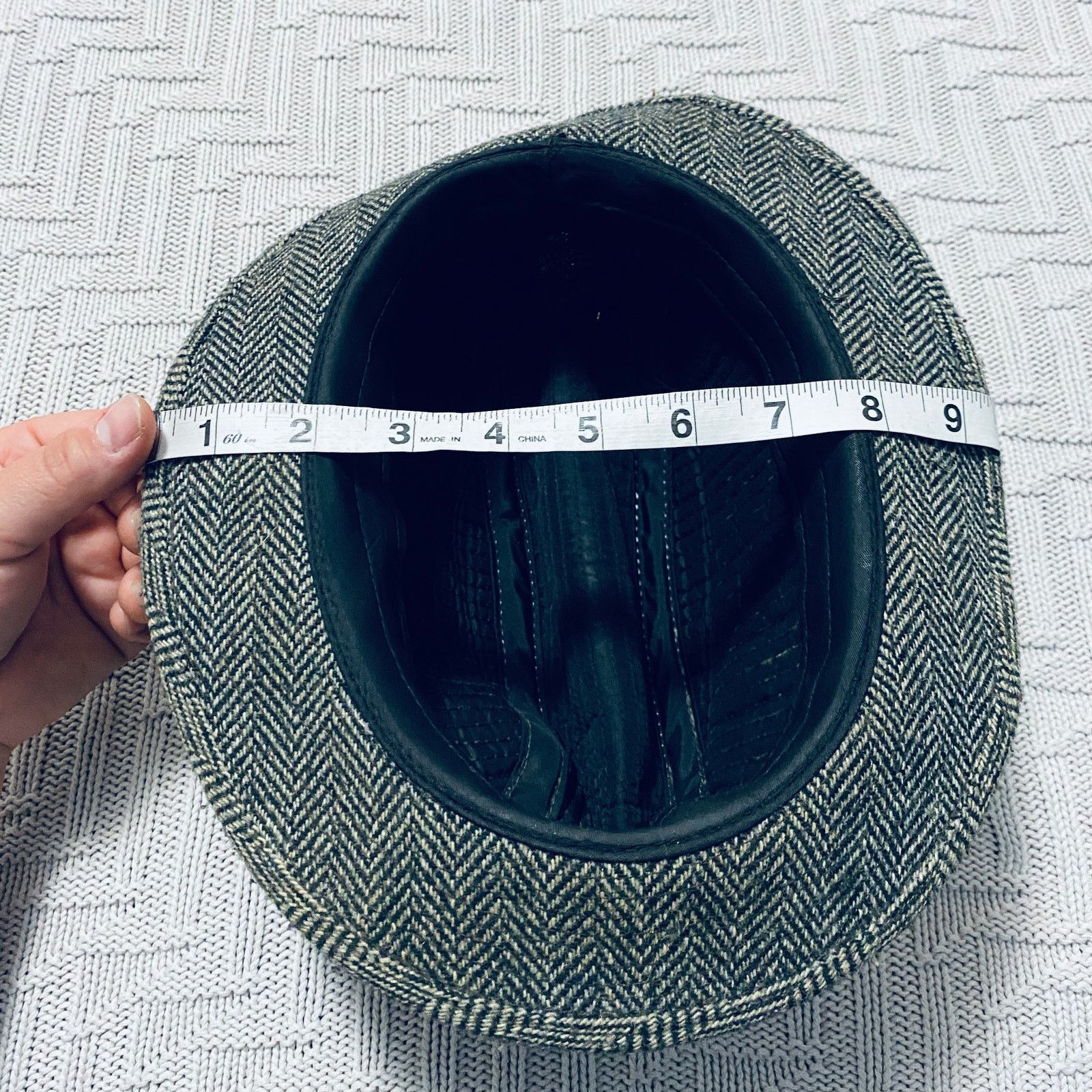 Vintage Vintage Baron's gray chevron wool fedora Size ONE SIZE - 7 Thumbnail