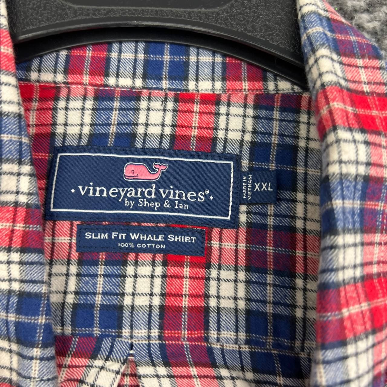Vineyard Vines Vineyard Vines Button Down Shirt XXL Slim Fit Whale Plaid Size US XXL / EU 58 / 5 - 2 Thumbnail