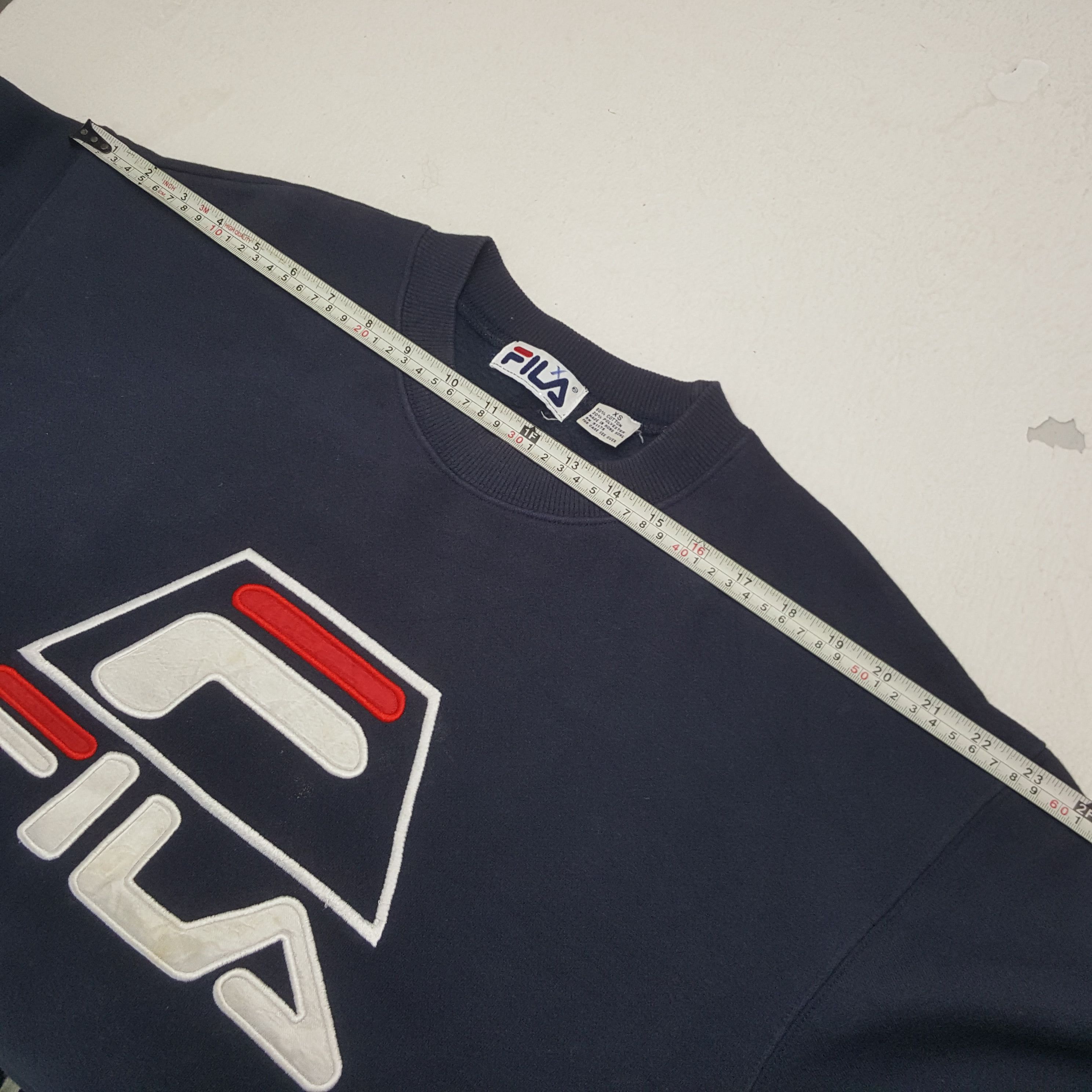 Fila × Vintage Vintage Fila Patch Logo Sweatshirt Size US M / EU 48-50 / 2 - 6 Thumbnail