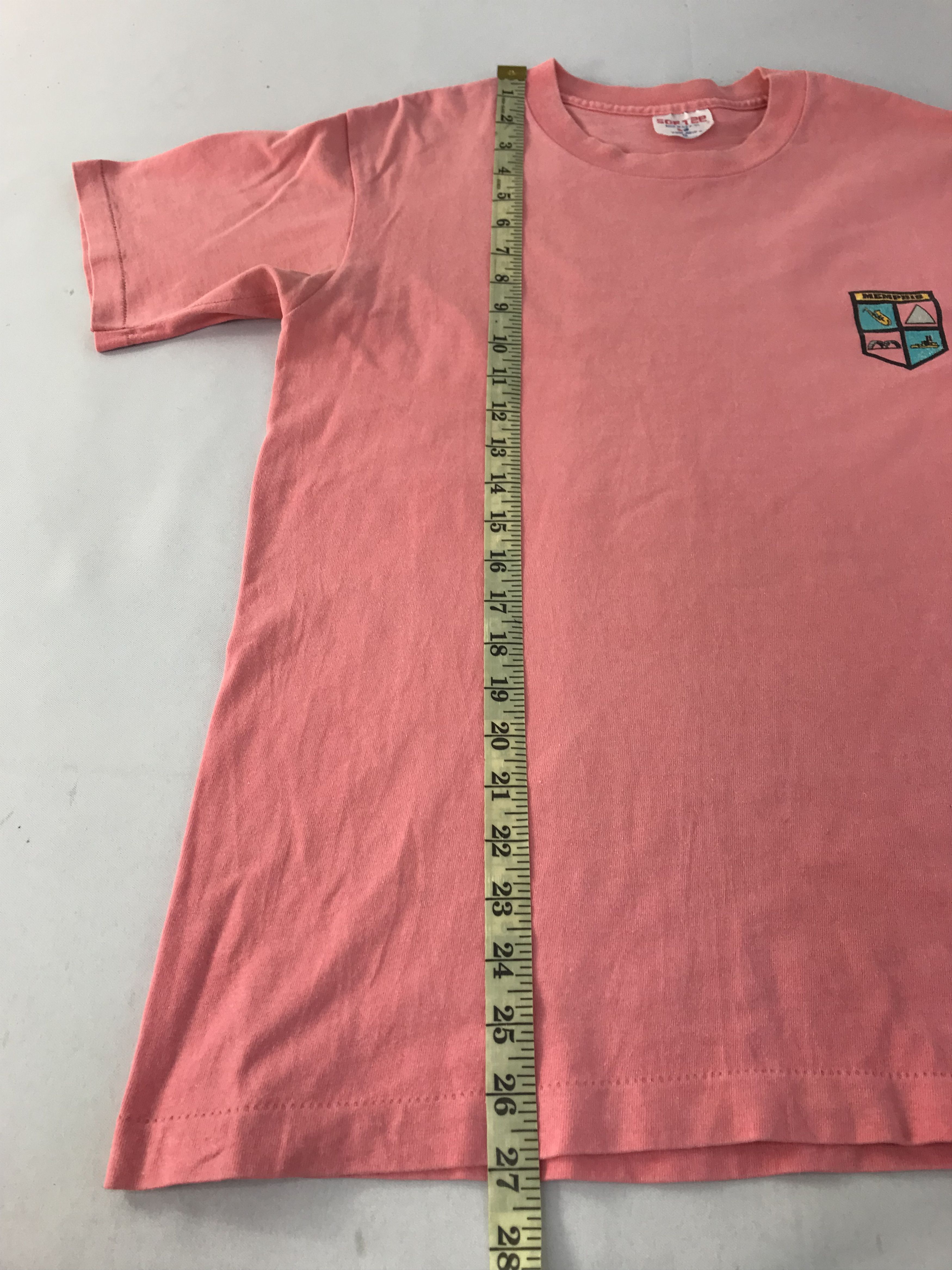 Vintage MEMPHIS Sof Tee By Tee Jays Classic Printed Tee T-Shirt Size US M / EU 48-50 / 2 - 8 Thumbnail