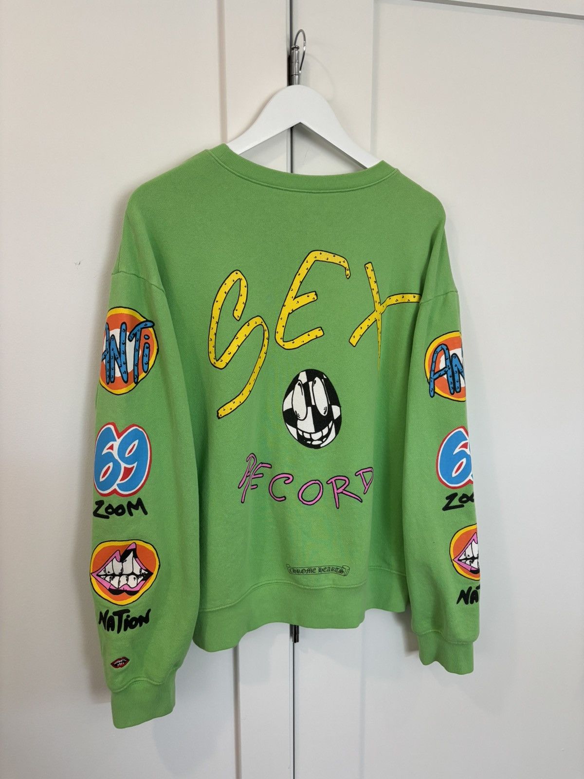 Chrome Hearts Chrome Hearts Sex Records Crewneck Size US L / EU 52-54 / 3 - 2 Thumbnail