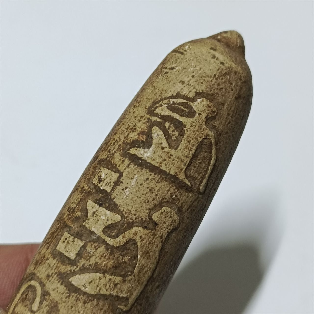 Other Hand-carved Egyptian piece with ancient symbols collectible Size ONE SIZE - 5 Thumbnail