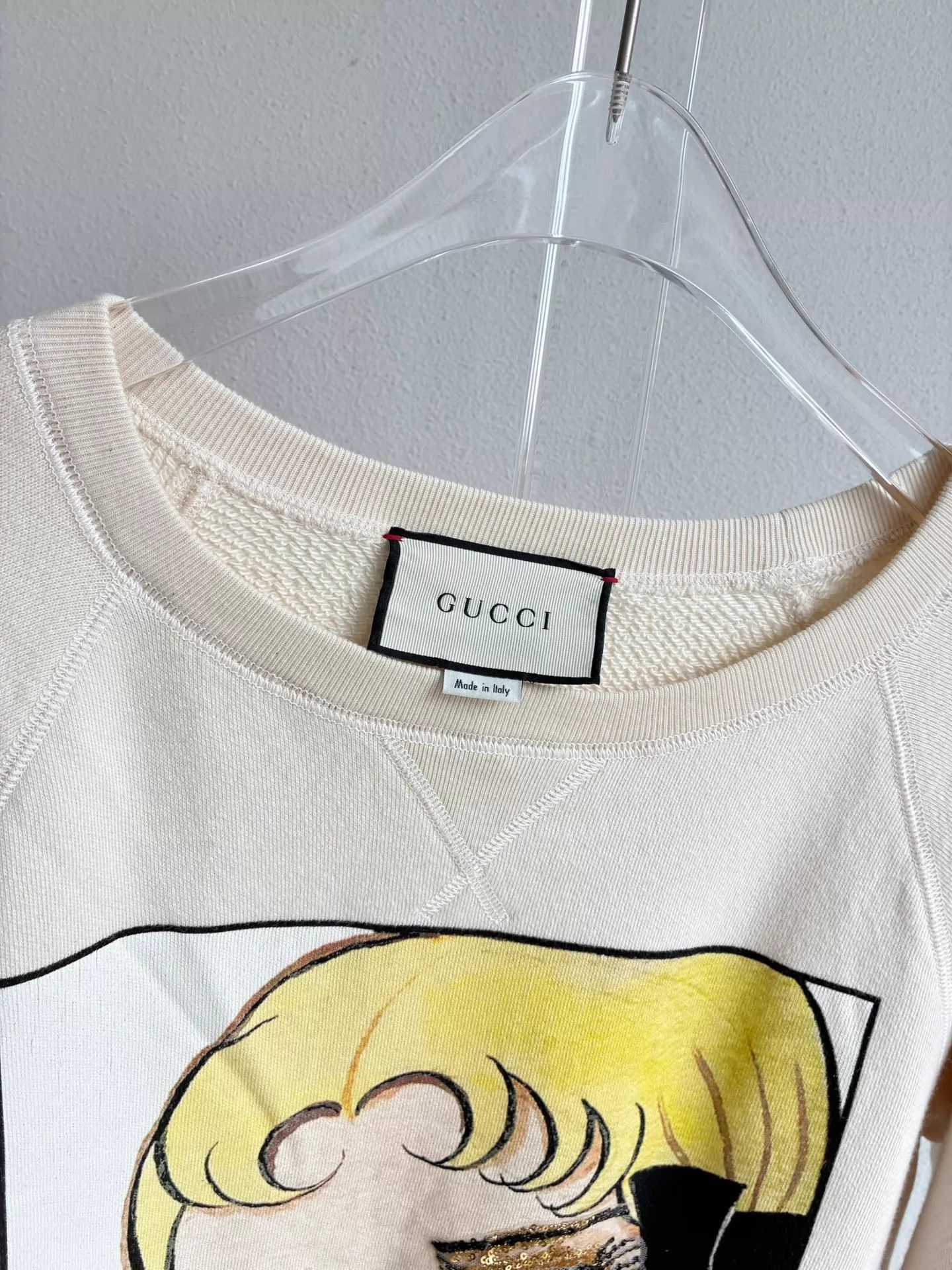 Gucci Gucci Sequin Flower Fairy Sweatshirt XS Red GUCCI BackLogo Size XS / US 0-2 / IT 36-38 - 4 Thumbnail