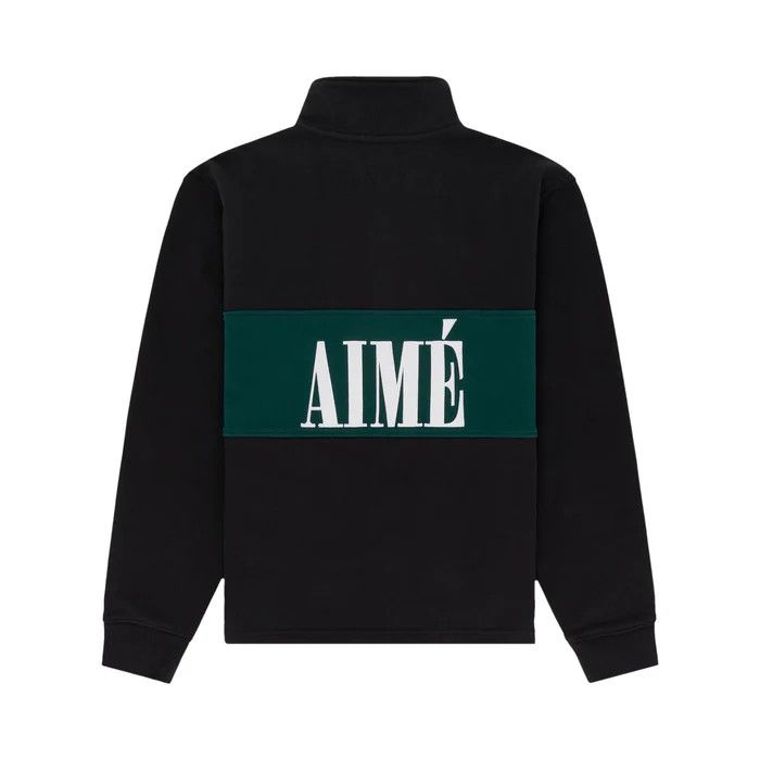Aime Leon Dore o1mle0526 Aime Quarter Zip Pullover Sweater in Black Size US XS / EU 42 / 0 - 2 Thumbnail