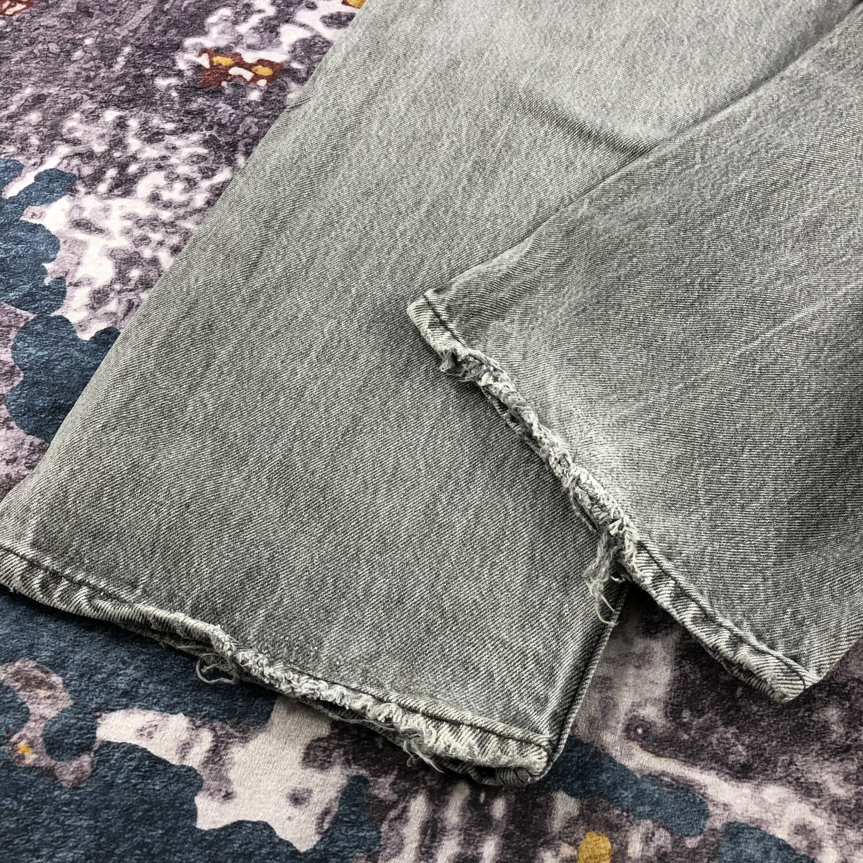 Levi's × Vintage 90s Vintage Faded Black Levis 501 Jeans-JM2390 Size US 40 / EU 56 - 4 Thumbnail