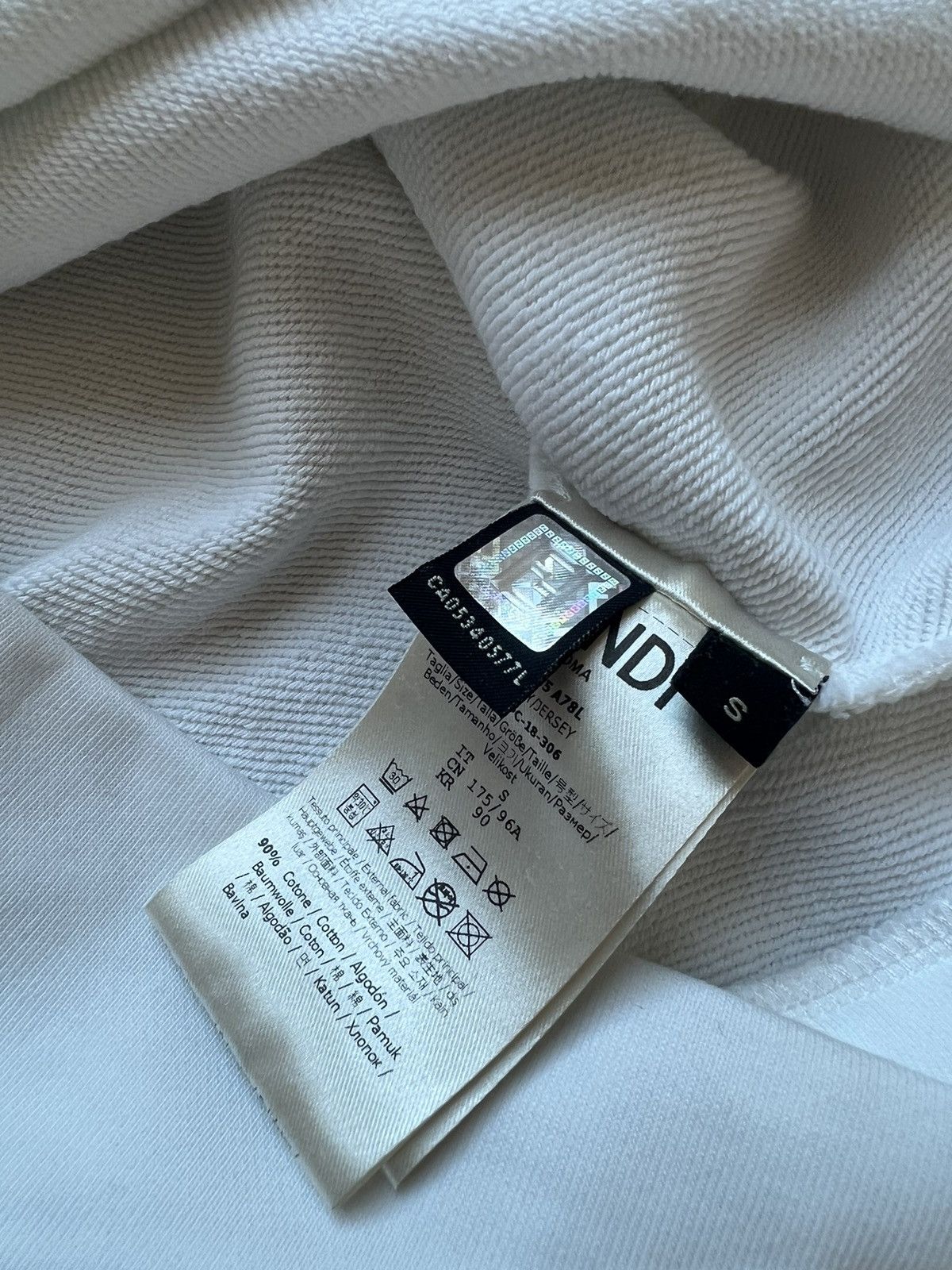 Fendi Fendi Embroidered FF Logo Hoodie Size US S / EU 44-46 / 1 - 5 Thumbnail