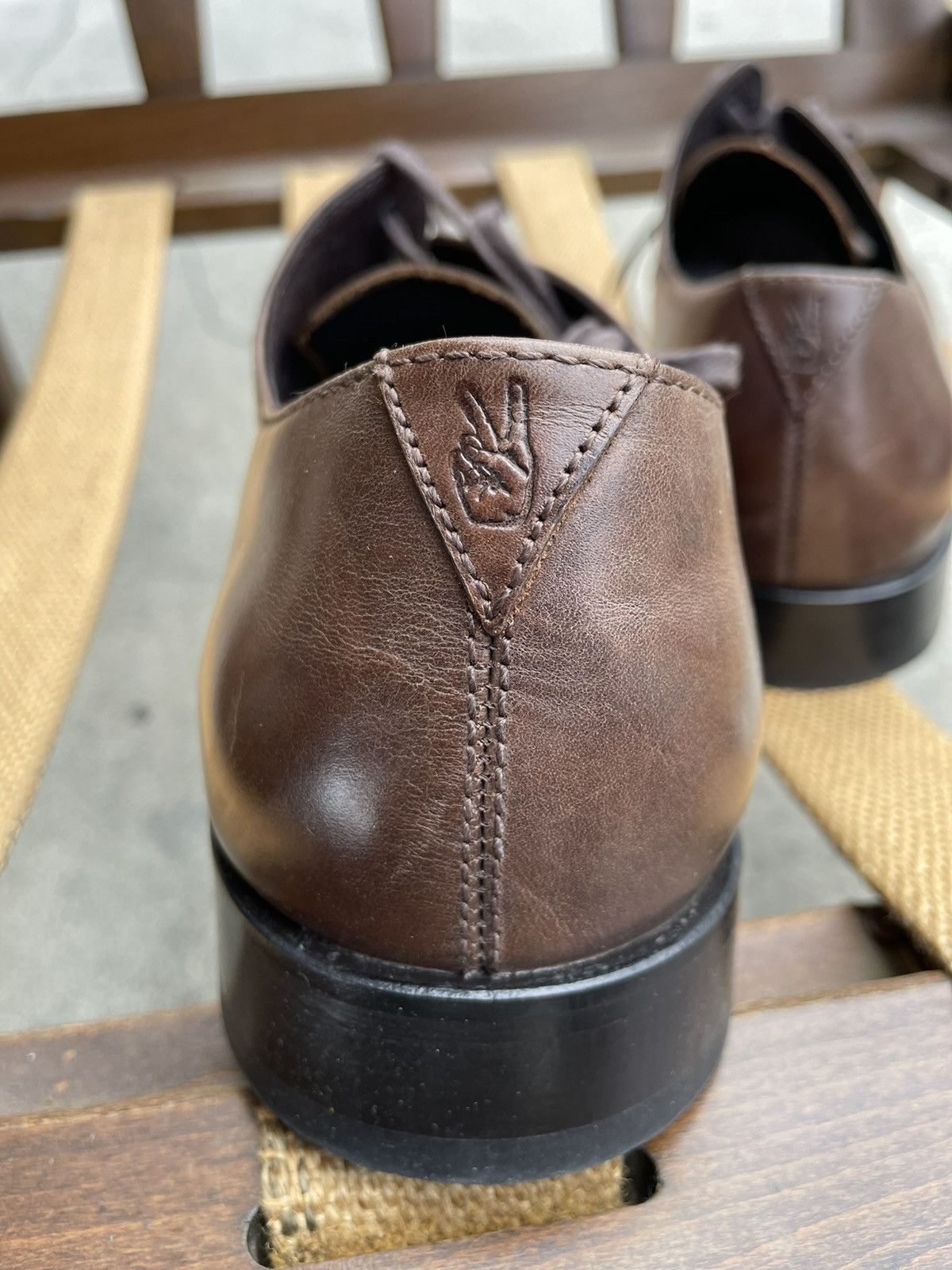 John Varvatos Genuine Leather Derby Dress Shoes Men\'s 11.5 Light Brown dsc_0363_1200x1200.jpg?v=  main image 3
