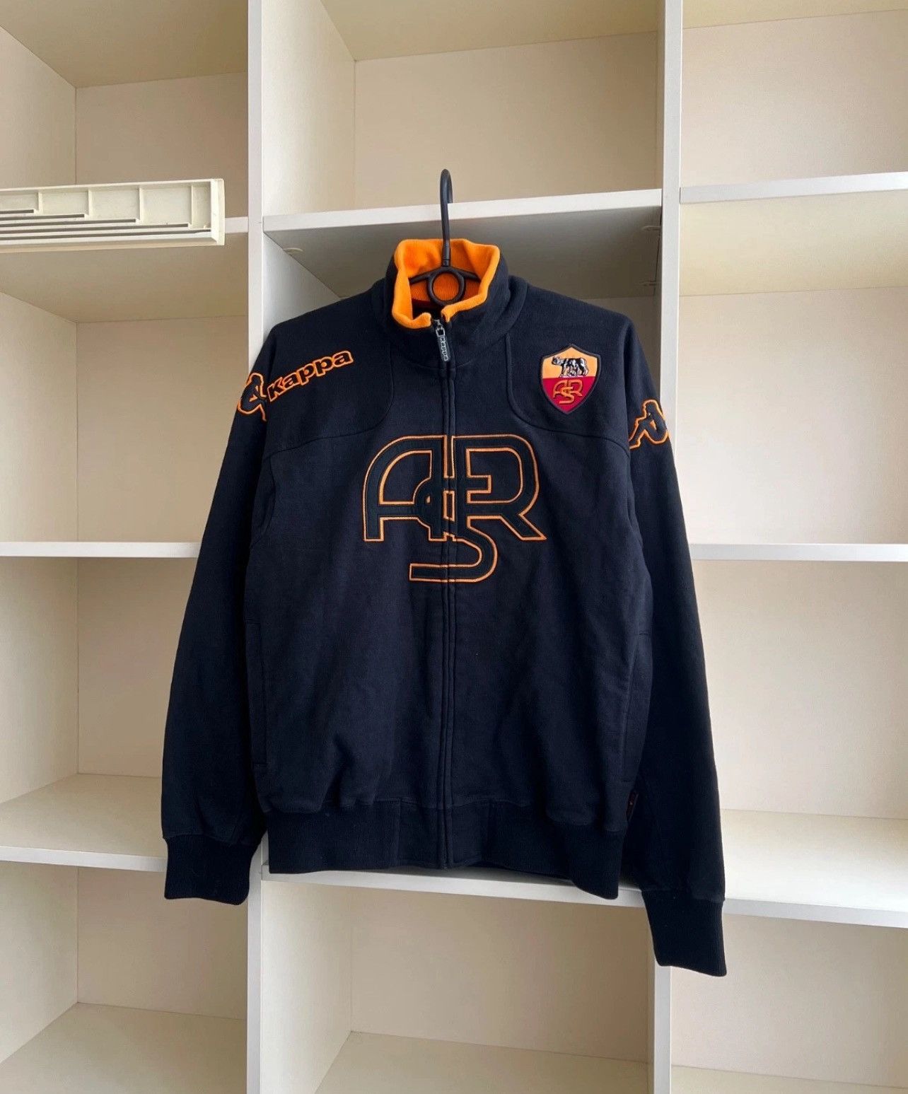 Kappa Vintage Kappa AS Roma Football Jacket Soccer Track Top Size US S / EU 44-46 / 1 - 3 Thumbnail