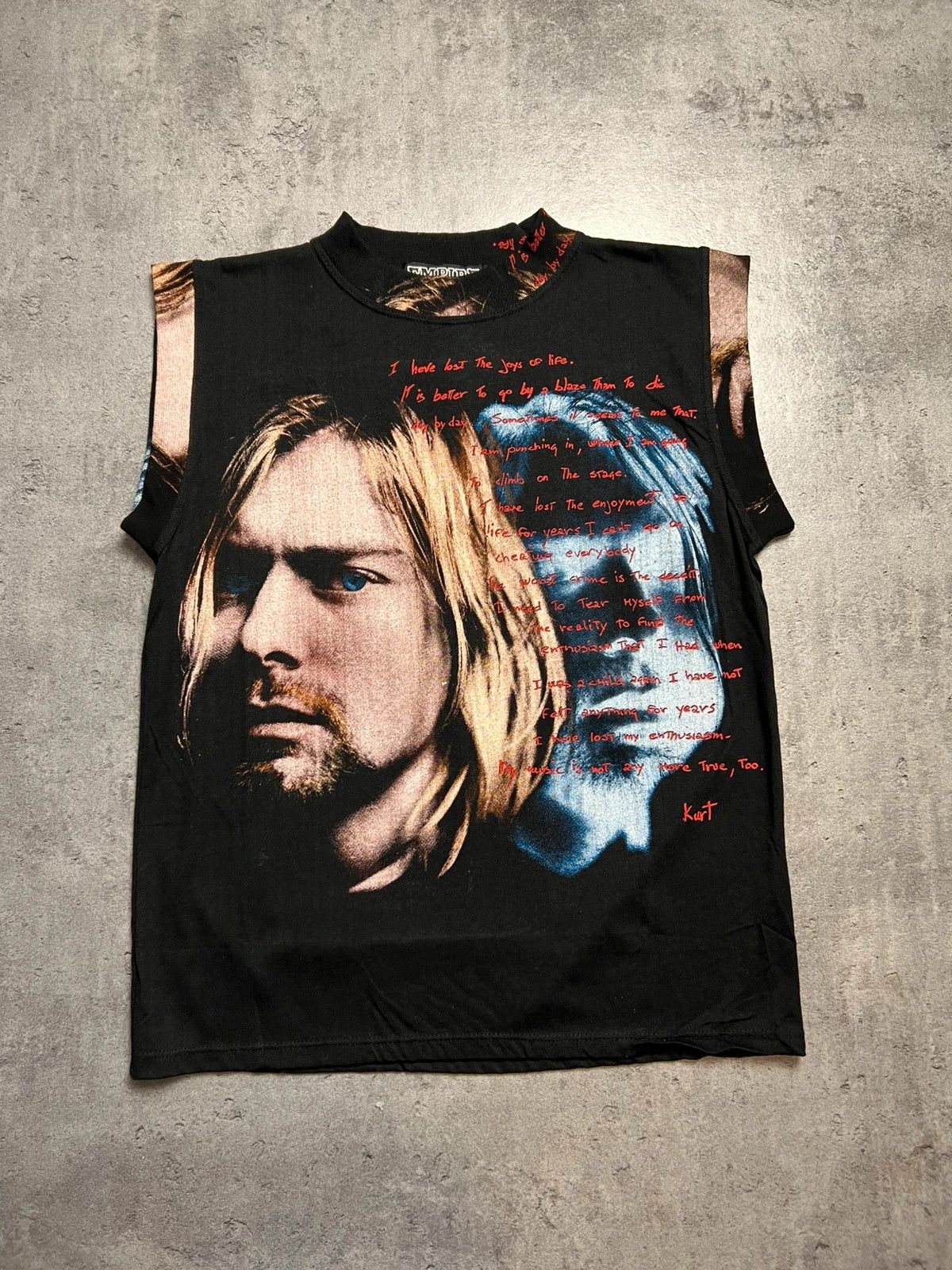 Vintage Vintage kurt cobain music vest Size US M / EU 48-50 / 2 - 1 Thumbnail