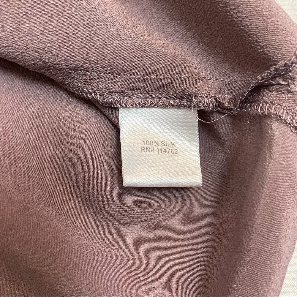 Tilley Juicy Couture Tinley Road Silk Olivia Dusty Rose Blouse Siz Size S / US 4 / IT 40 - 8 Thumbnail