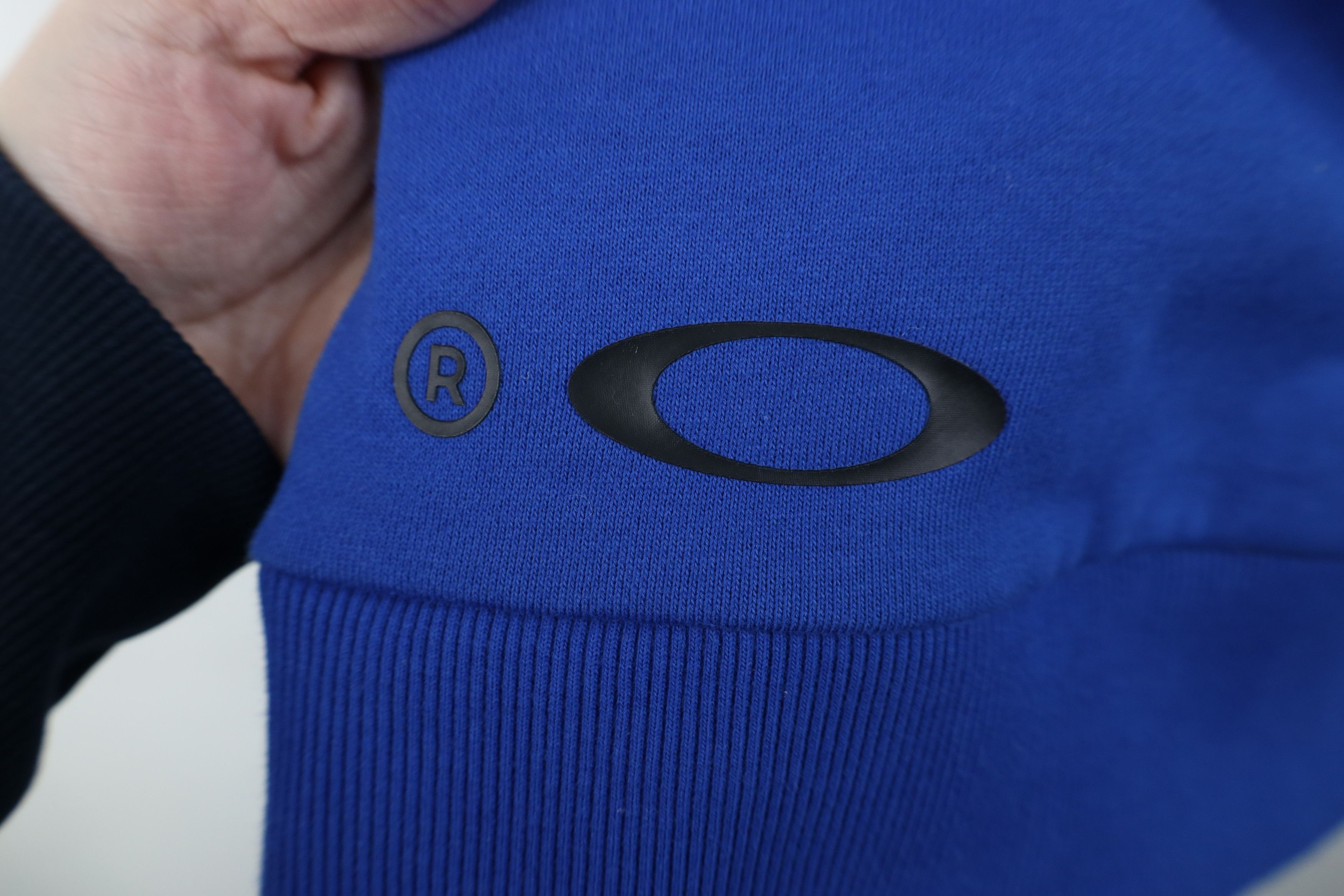 Oakley Vintage Y2K Oakley Spell Big Logo French Terry Hoodie Blue Size US L / EU 52-54 / 3 - 12 Thumbnail