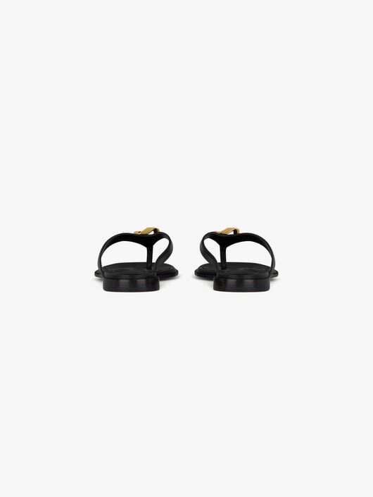 Givenchy o1y0925 Leather Slippers in Black Size US 5.5 / IT 35.5 - 5 Thumbnail