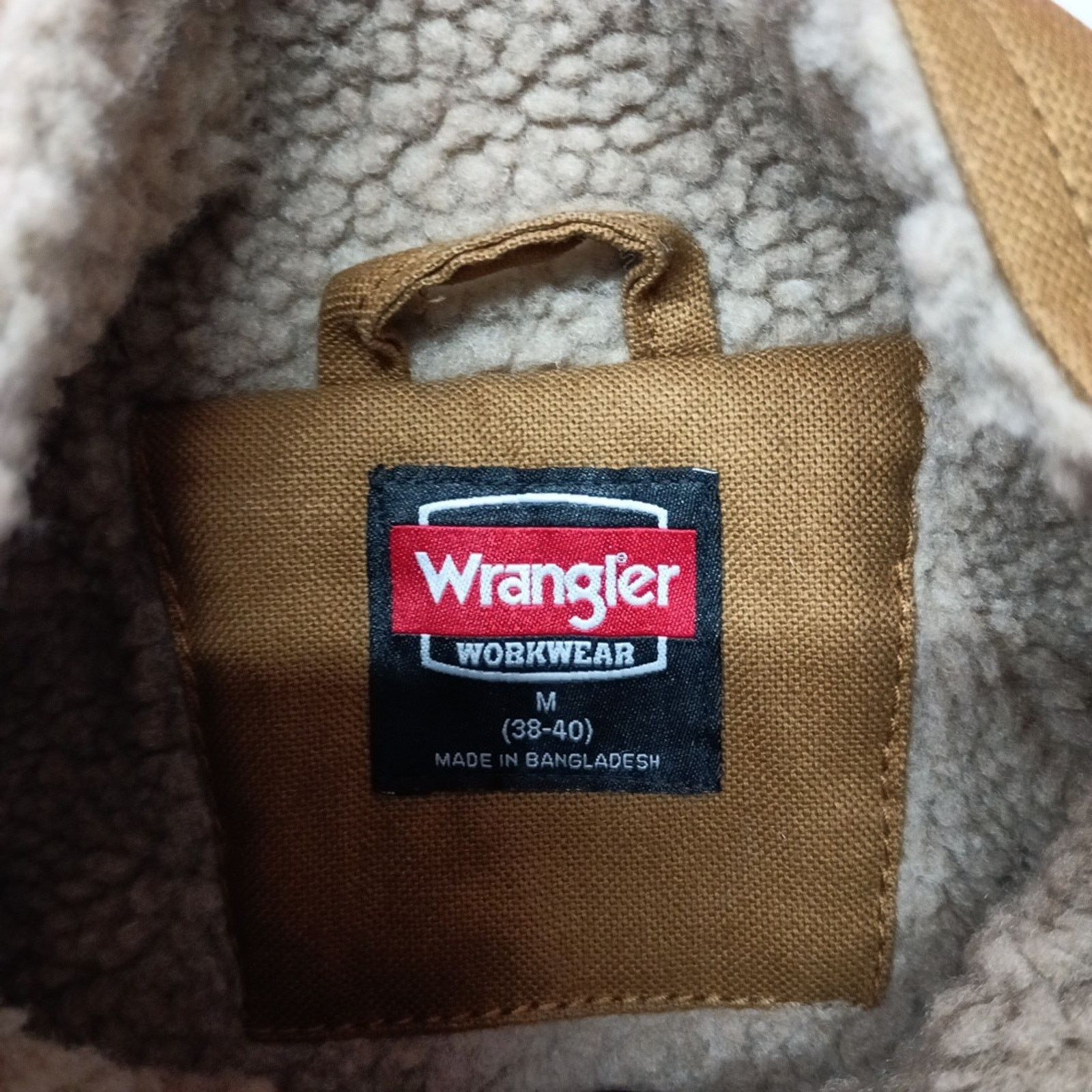 Wrangler Wrangler Sherpa Field Jacket Men's M (38-40) Brown Canvas Size US M / EU 48-50 / 2 - 5 Thumbnail