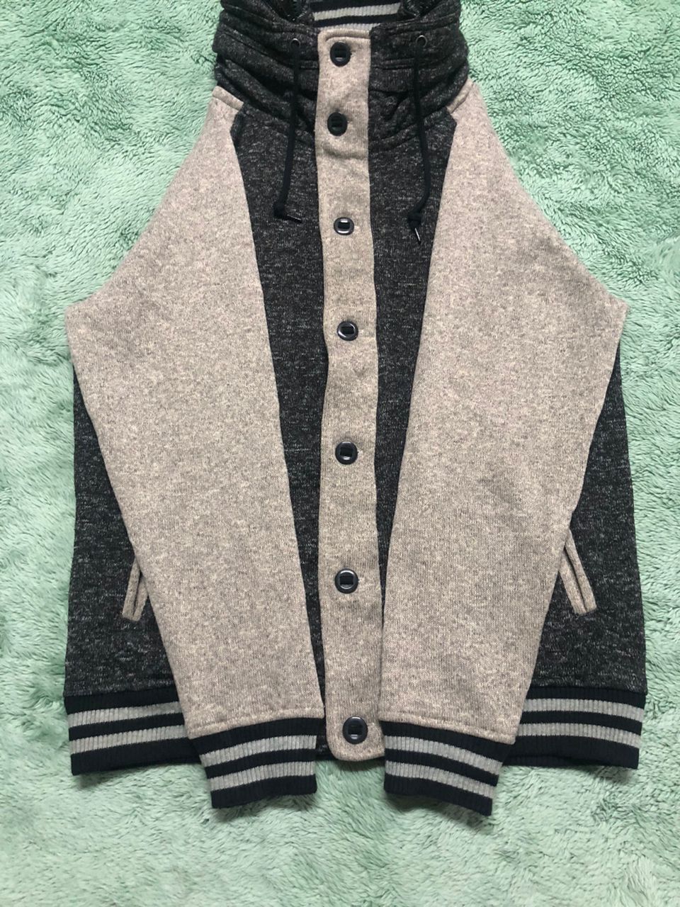 Beams Plus BEAMS HEART VINTAGE Y2K VARSITY HOODIE JACKET Size US M / EU 48-50 / 2 - 6 Thumbnail