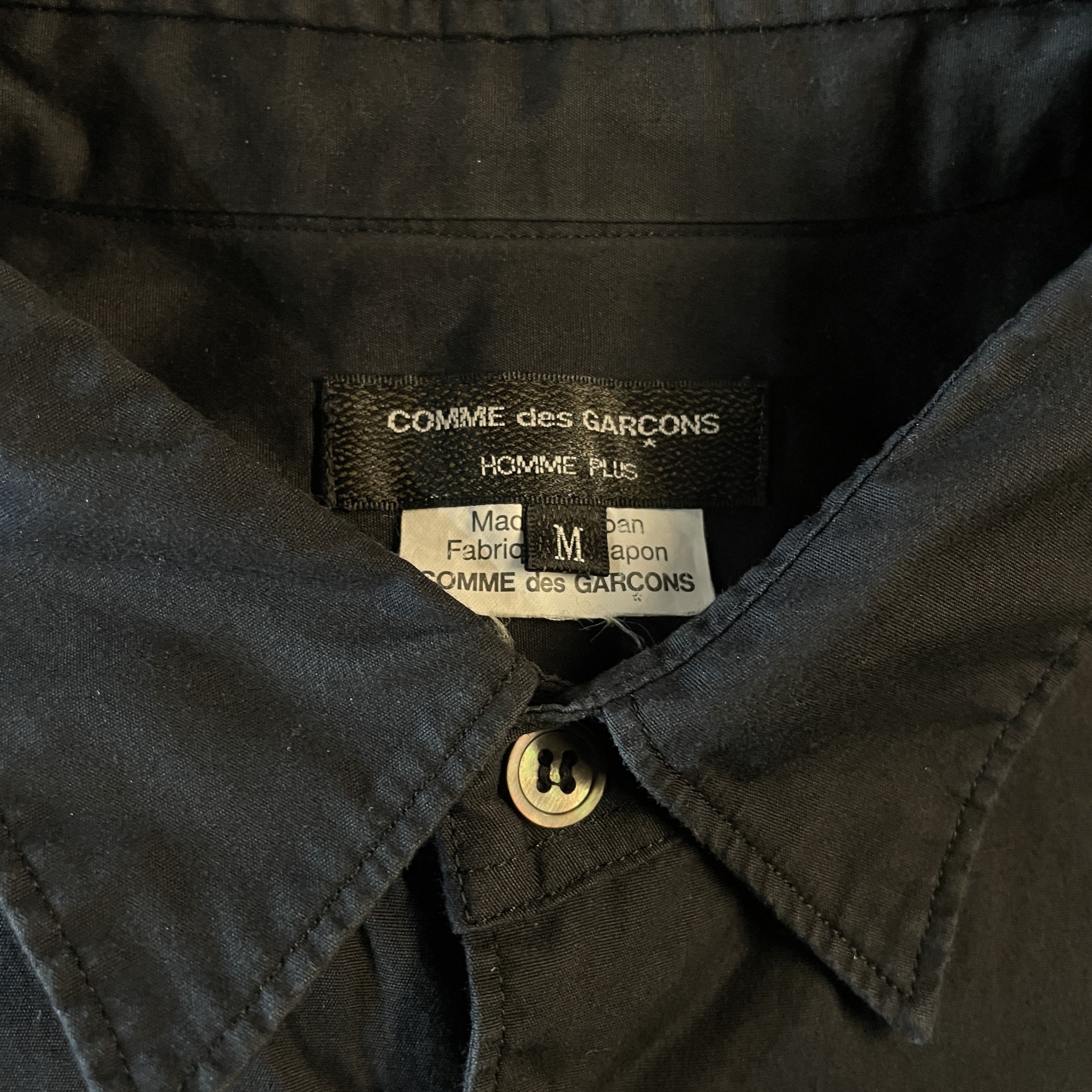 Comme des Garcons Homme Plus Comme des Garçons Homme Plus 2015 S/S Raw Edge Panel Shirt Size US M / EU 48-50 / 2 - 8 Thumbnail