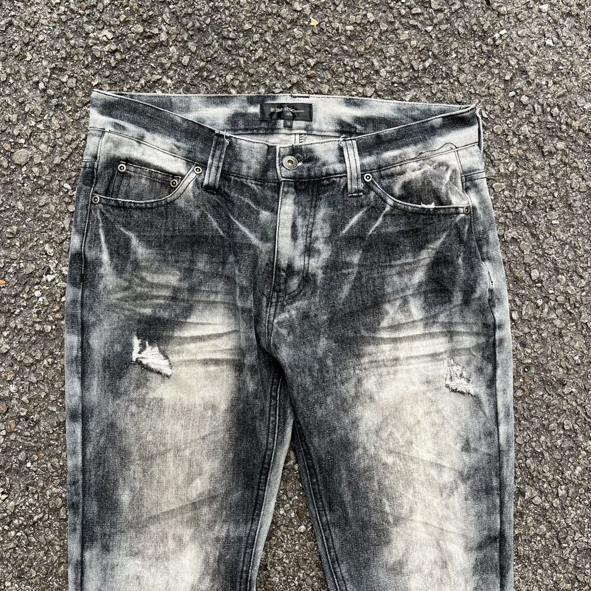 Hysteric Glamour In the Attic Jeans Acid Wash Smoke Distressed Punk Denim Size US 30 / EU 46 - 3 Thumbnail