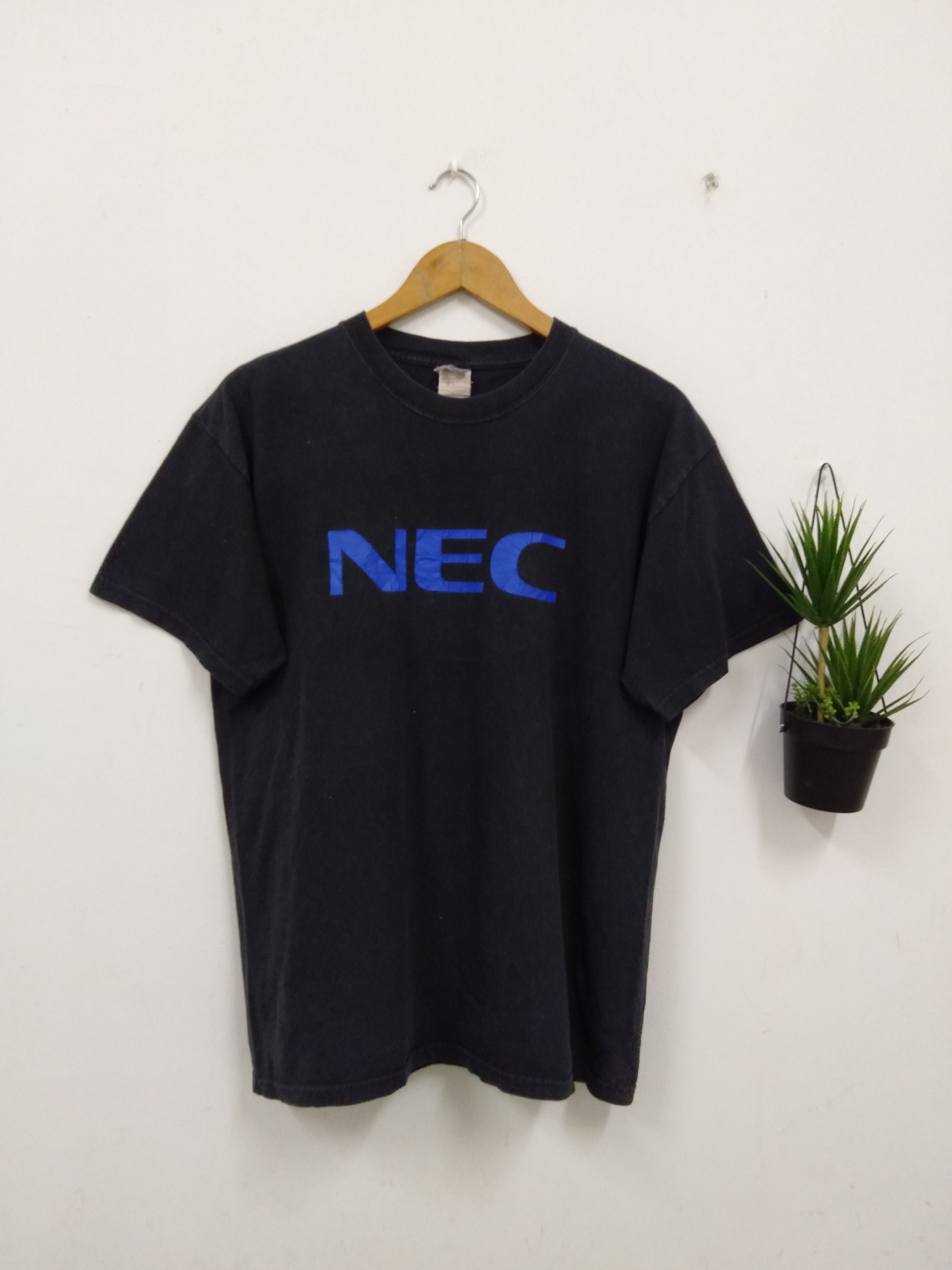 Japanese Brand × Vintage Vintage 90s NEC promo t shirt rare Size US L / EU 52-54 / 3 - 1 Thumbnail