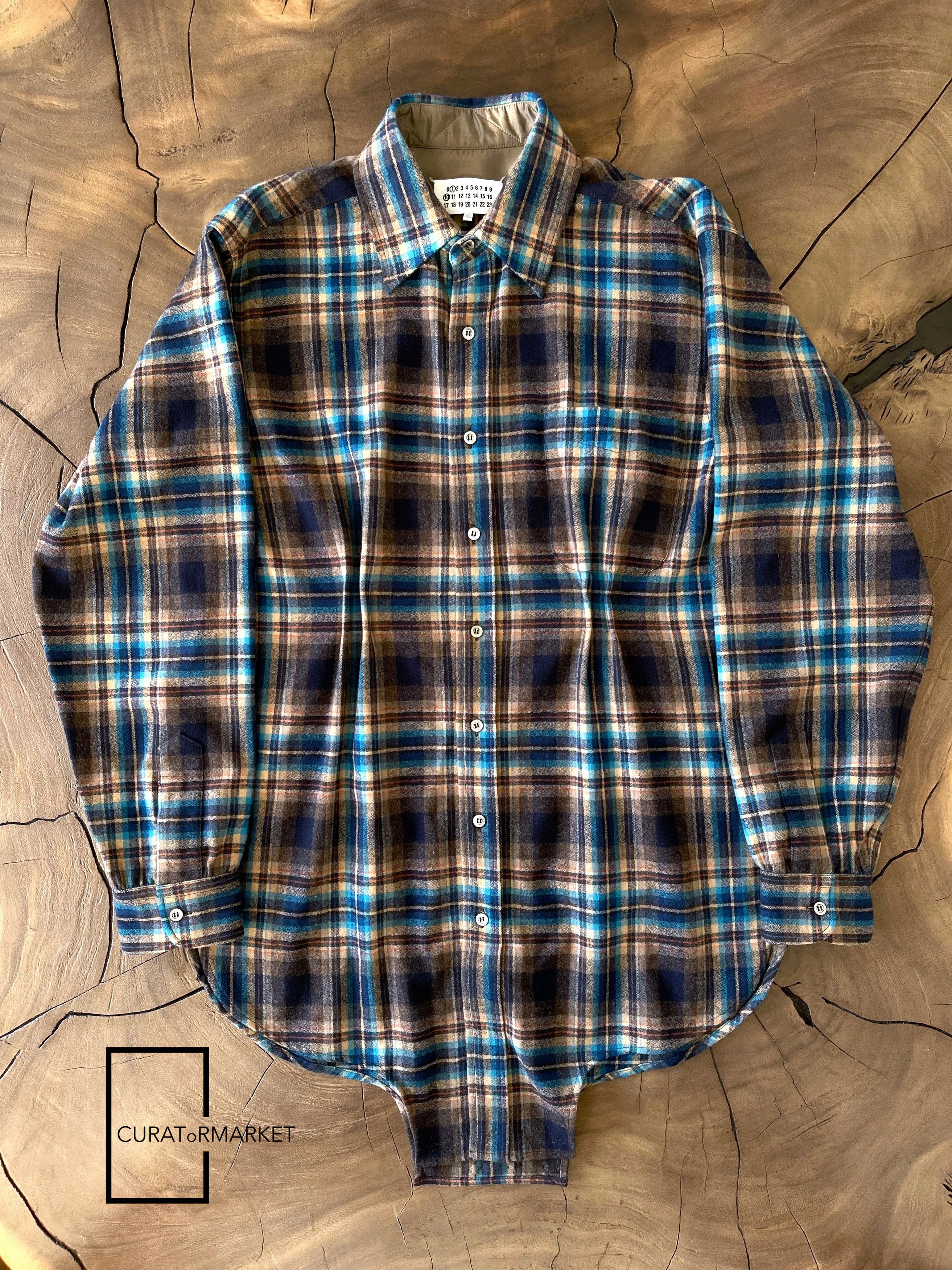 Maison Margiela EU50 RARE Pendleton Wool Flannel Plaid Snap Back Stitch SS24 Size US M / EU 48-50 / 2 - 7 Thumbnail
