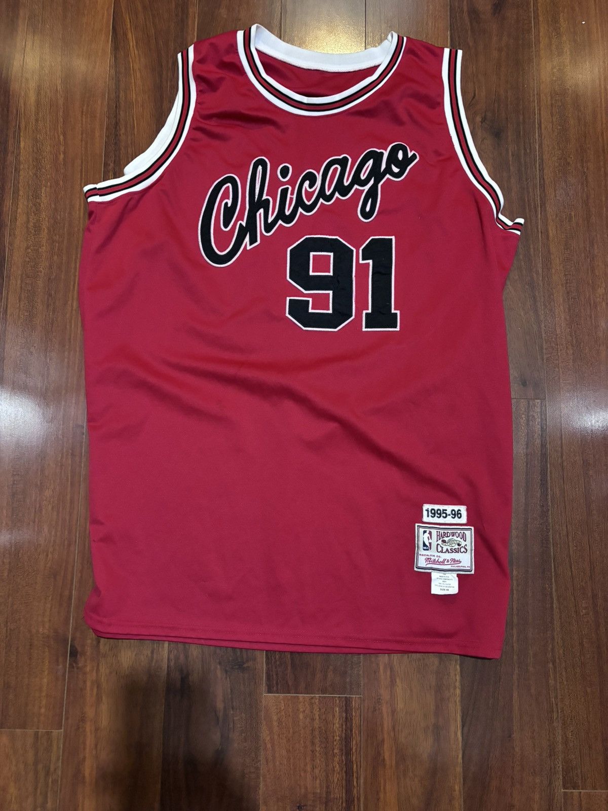 Mitchell & Ness × NBA × Vintage Hardwood classics Denis Rodman Jersey Size US XL / EU 56 / 4 - 1 Thumbnail