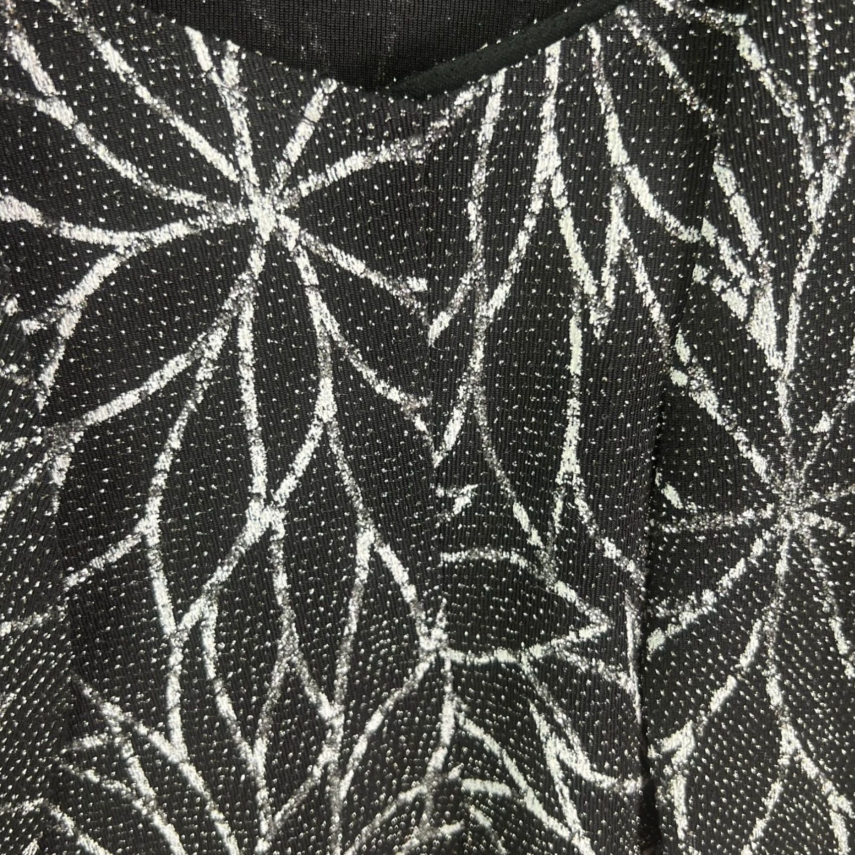 Vintage ALEX Petite Floral Metallic 2 Piece Tank Jacket Womens PL Black Lace Beaded Embroidered Glitter Floral 2 Piece Blouse Shirt Ladies PL Size L / US 10 / IT 46 - 5 Thumbnail