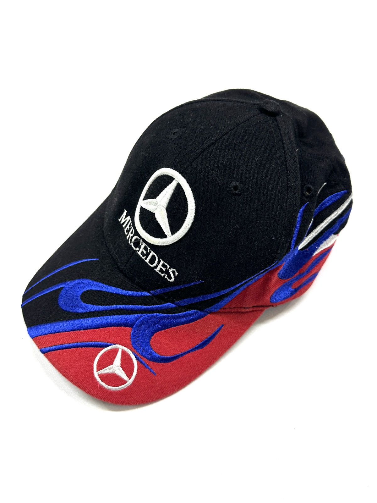 Mercedes-Benz Vintage Mercedes Benz racing flame Like Donda Cap Y2K Size ONE SIZE - 1 Thumbnail