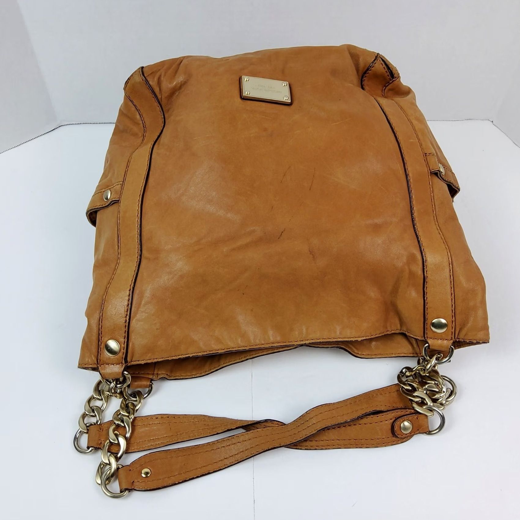 Michael Kors Michael Kors Shoulder Bag Leather Purse Women Large Brown Slouchy Exterior Leather Size ONE SIZE - 5 Thumbnail
