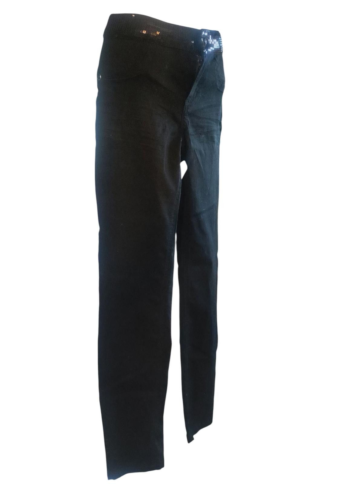 Sneeze Magazine SQEEZE Original Denim Black Jeans for Girls Size 14 Size 24" / US 00 / IT 34 - 4 Thumbnail