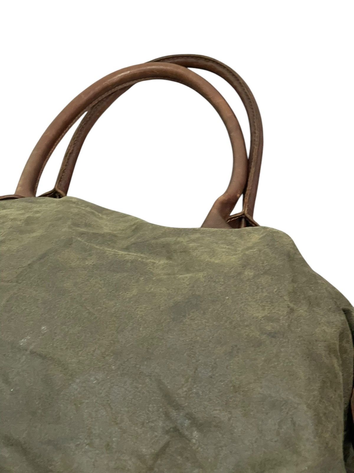 Japanese Brand Full Leather United Arrows Japan Duffle Bag 1🟩6 Size ONE SIZE - 10 Thumbnail