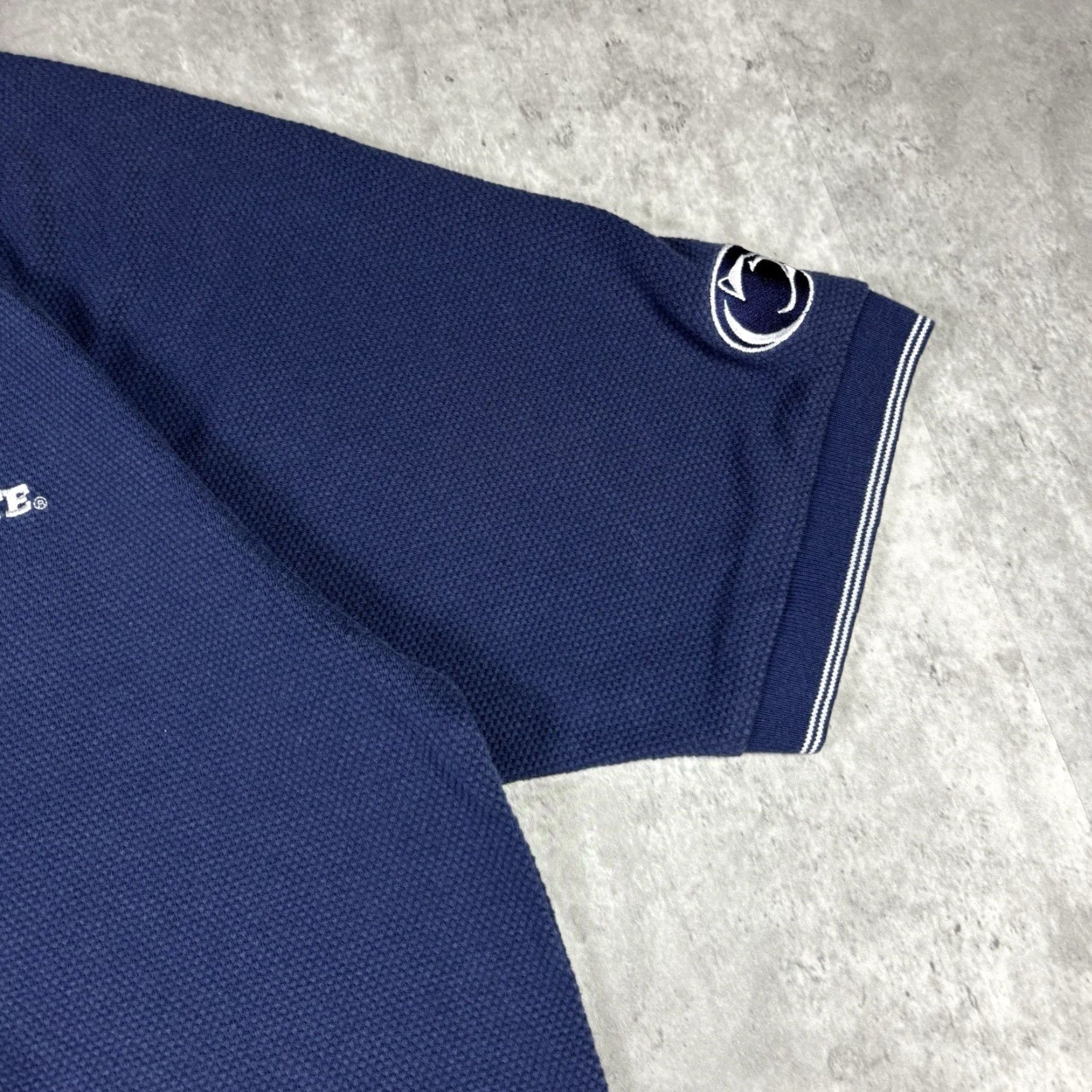 Nike VINTAGE Nike Penn State Collared Polo Shirt Embroidered 1990s Adult XL Blue Cotton Short Sleeve Sports Golf Size US XL / EU 56 / 4 - 7 Thumbnail