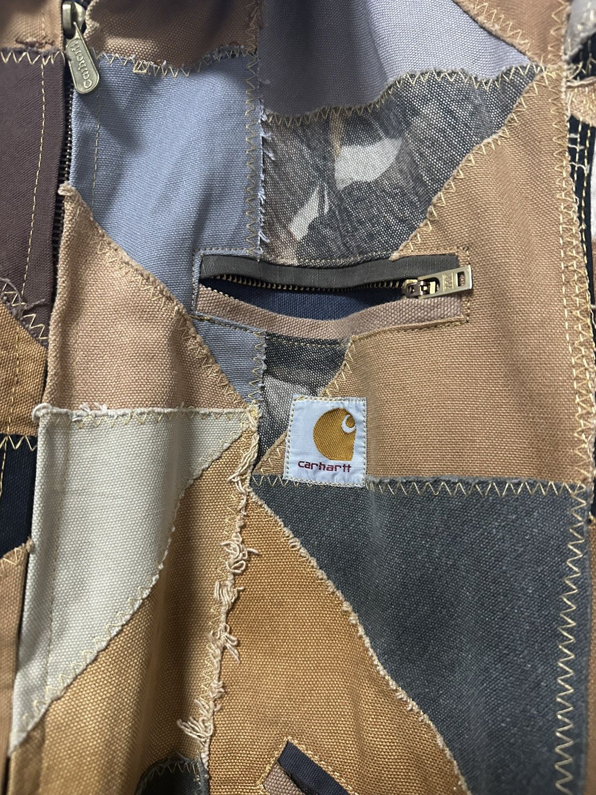 Carhartt Wip Carhartt Patchwork Detroit Jacket Size US M / EU 48-50 / 2 - 3 Thumbnail