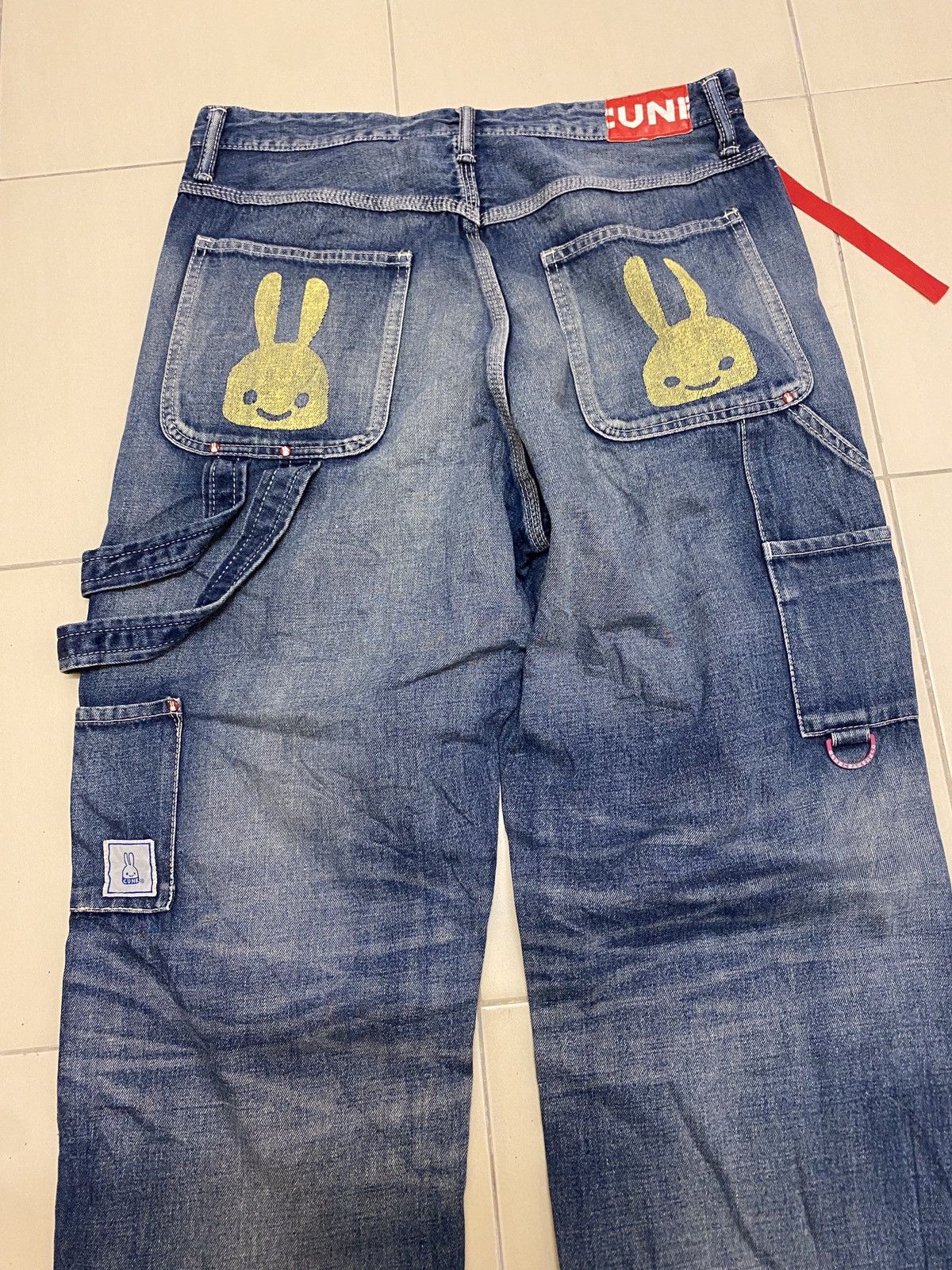 Japanese Brand CUNE Japan Double Knee Carpenter Jeans Size US 31 - 9 Thumbnail