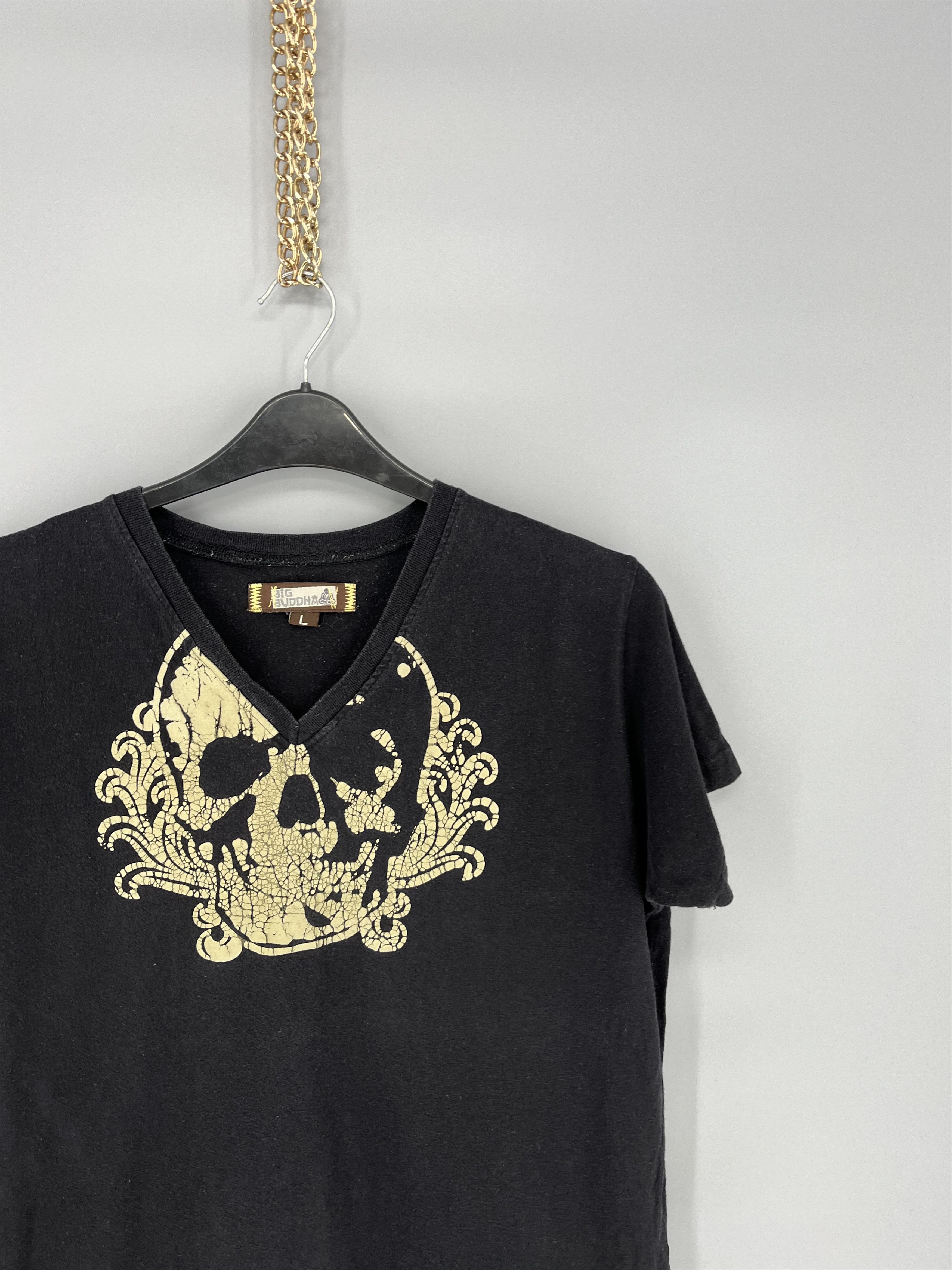 Japanese Brand Vintage Y2K Big Buddha Tee by Fishbone Size US L / EU 52-54 / 3 - 5 Thumbnail