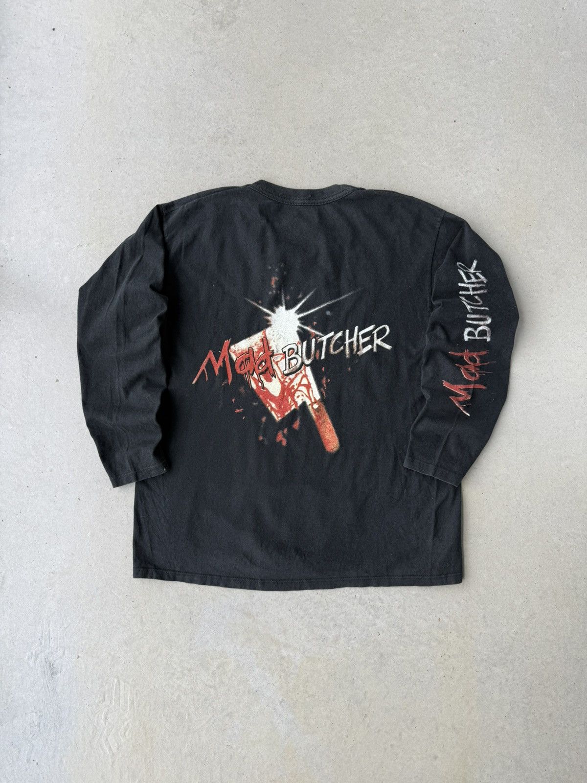 Vintage Vintage ‘01 Destruction Mad Butcher Long Sleeve Band Tee Size US L / EU 52-54 / 3 - 2 Thumbnail
