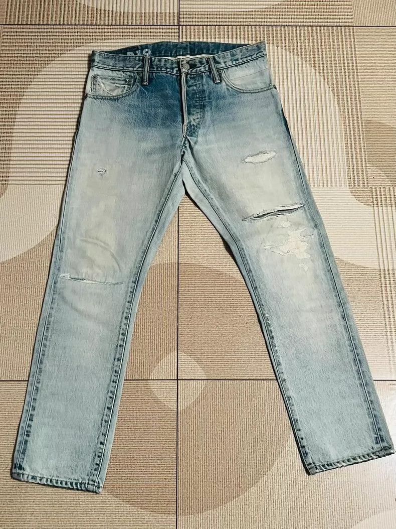 Visvim visvim size W32L28 19ss heavy wash break bare ear jeans 25 Size US 32 / EU 48 - 1 Thumbnail