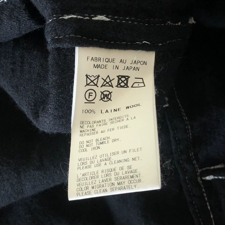 Yohji Yamamoto Yohji Yamamoto Yohji Yamamoto Wool Coat with Long Belt Size US L / EU 52-54 / 3 - 6 Thumbnail