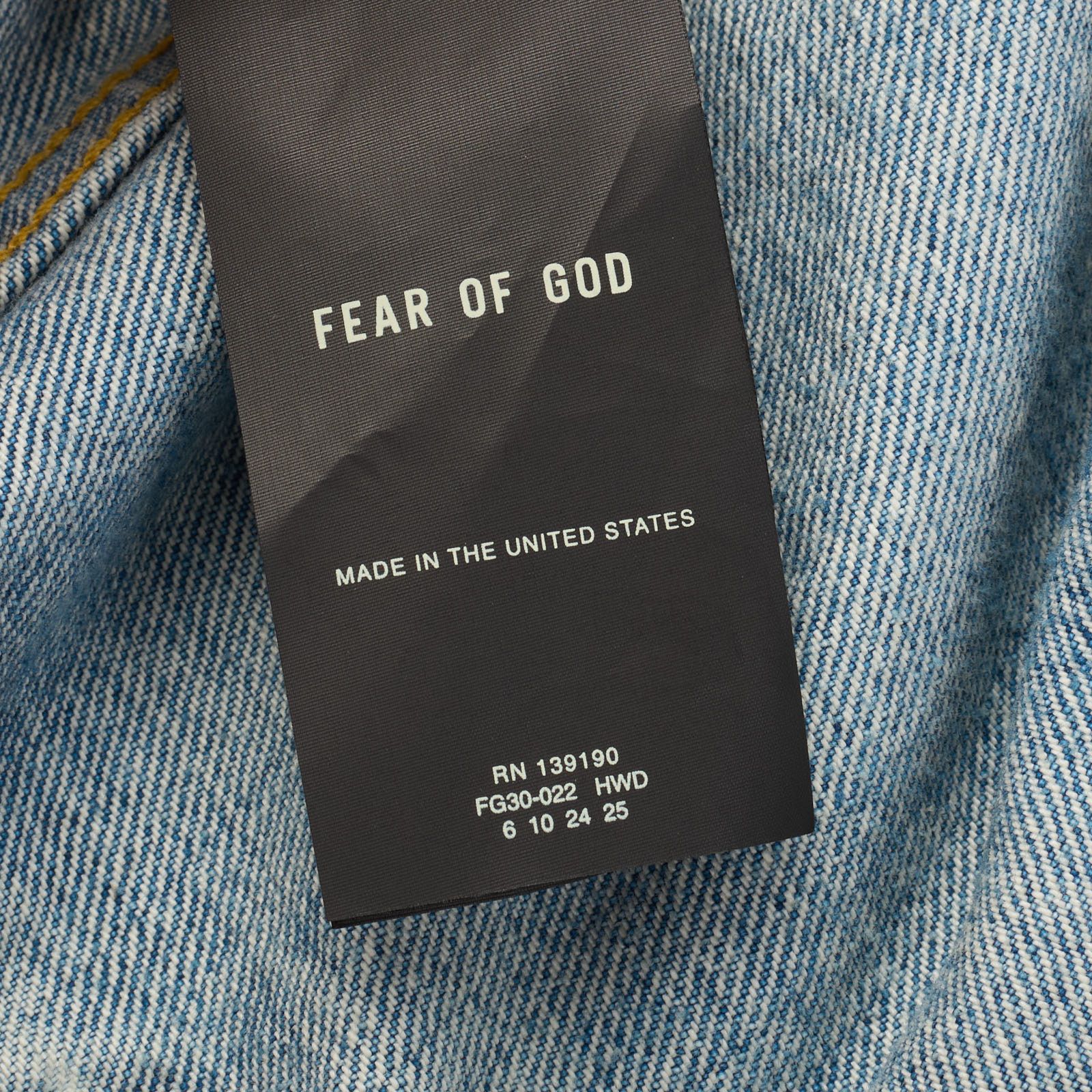 Fear of God FEAR OF GOD Seventh Collection Denim Jacket L Size US L / EU 52-54 / 3 - 4 Thumbnail