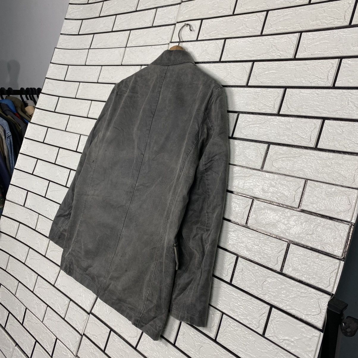 Calvin Klein 📌Vintage Chore Leather Jacket Worker Calvin Klein Size US M / EU 48-50 / 2 - 11 Thumbnail
